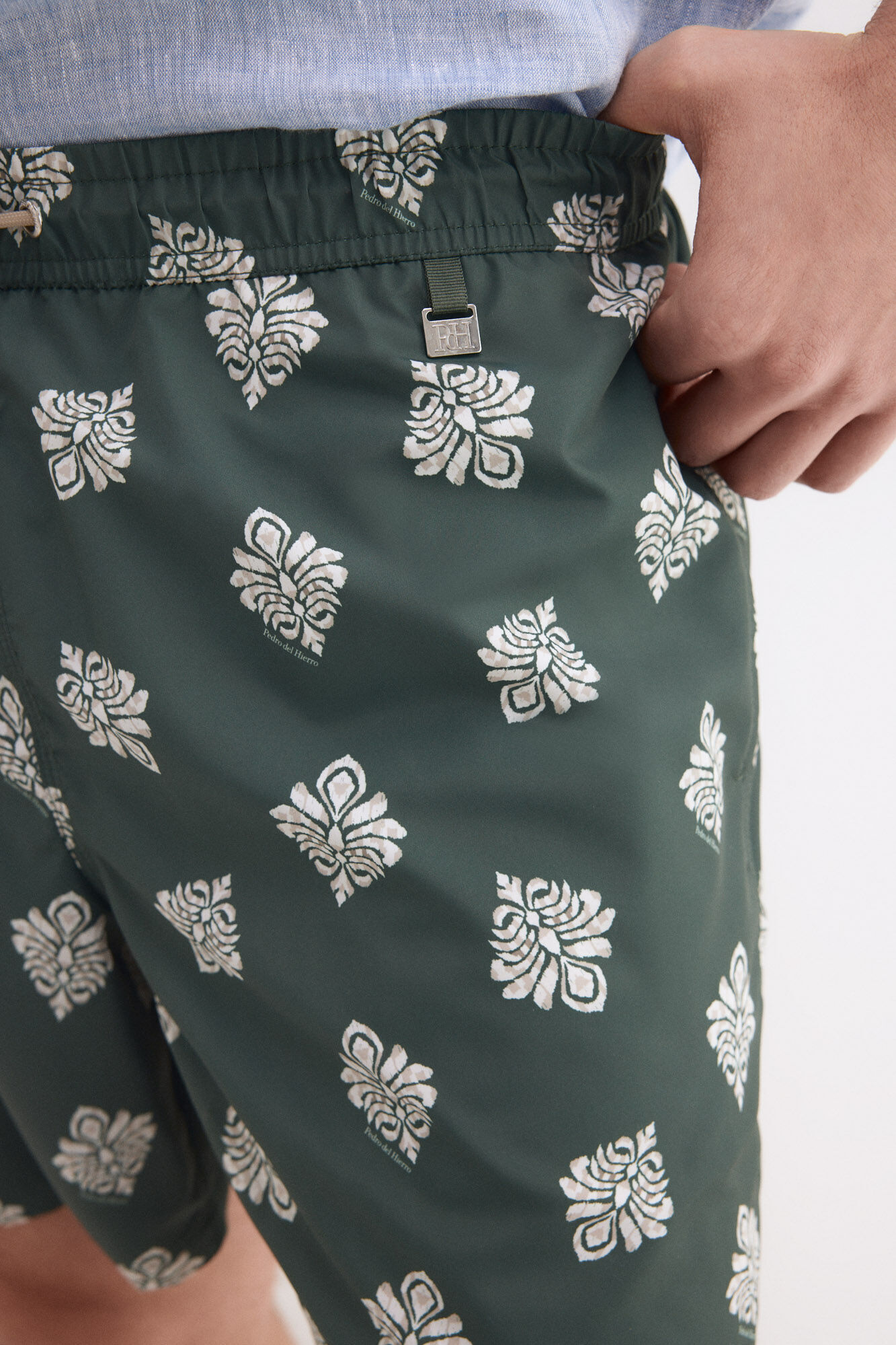 Pedro del Hierro Ethnic print swimwear Green