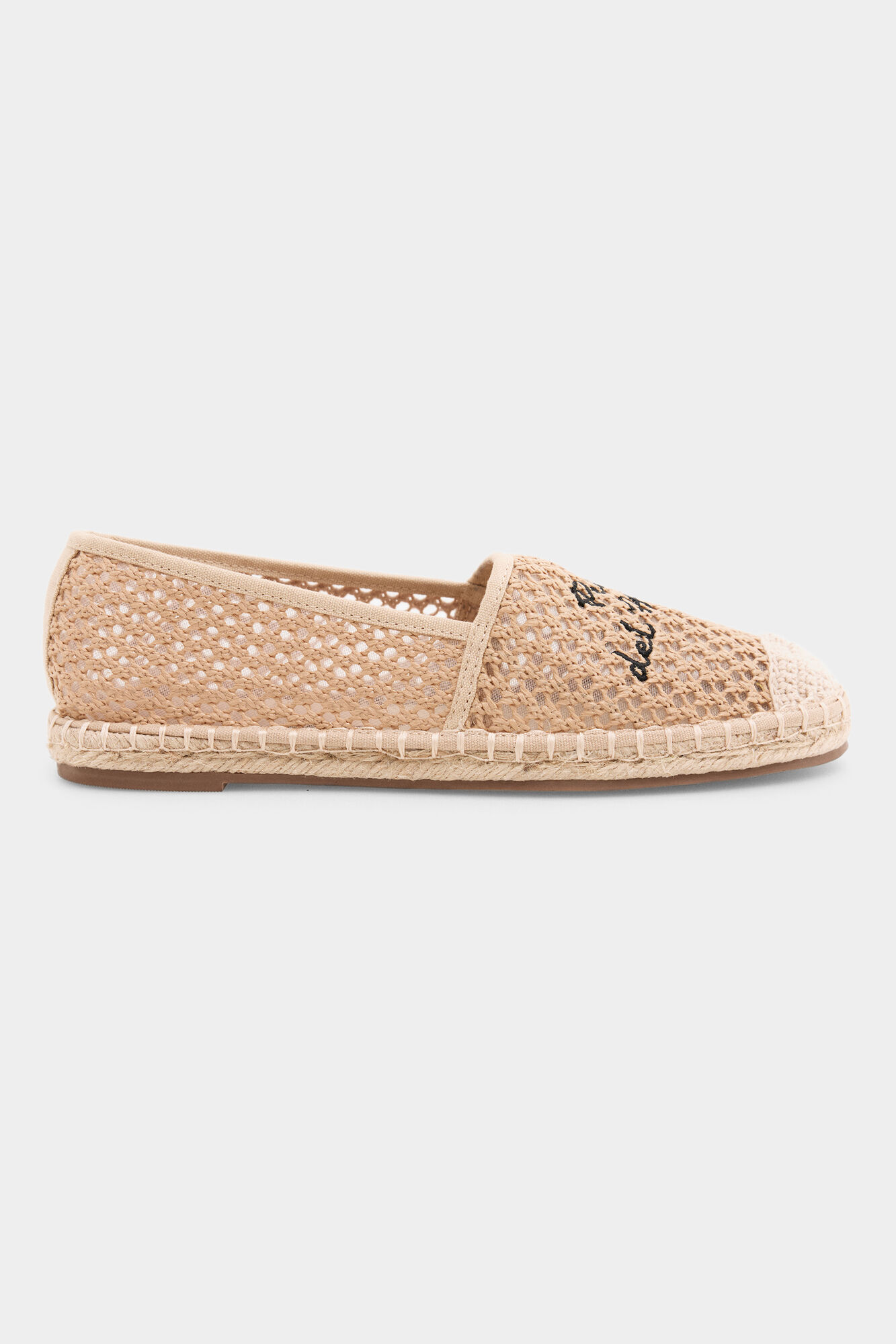 Pedro del Hierro Alpercata com logo Ecru