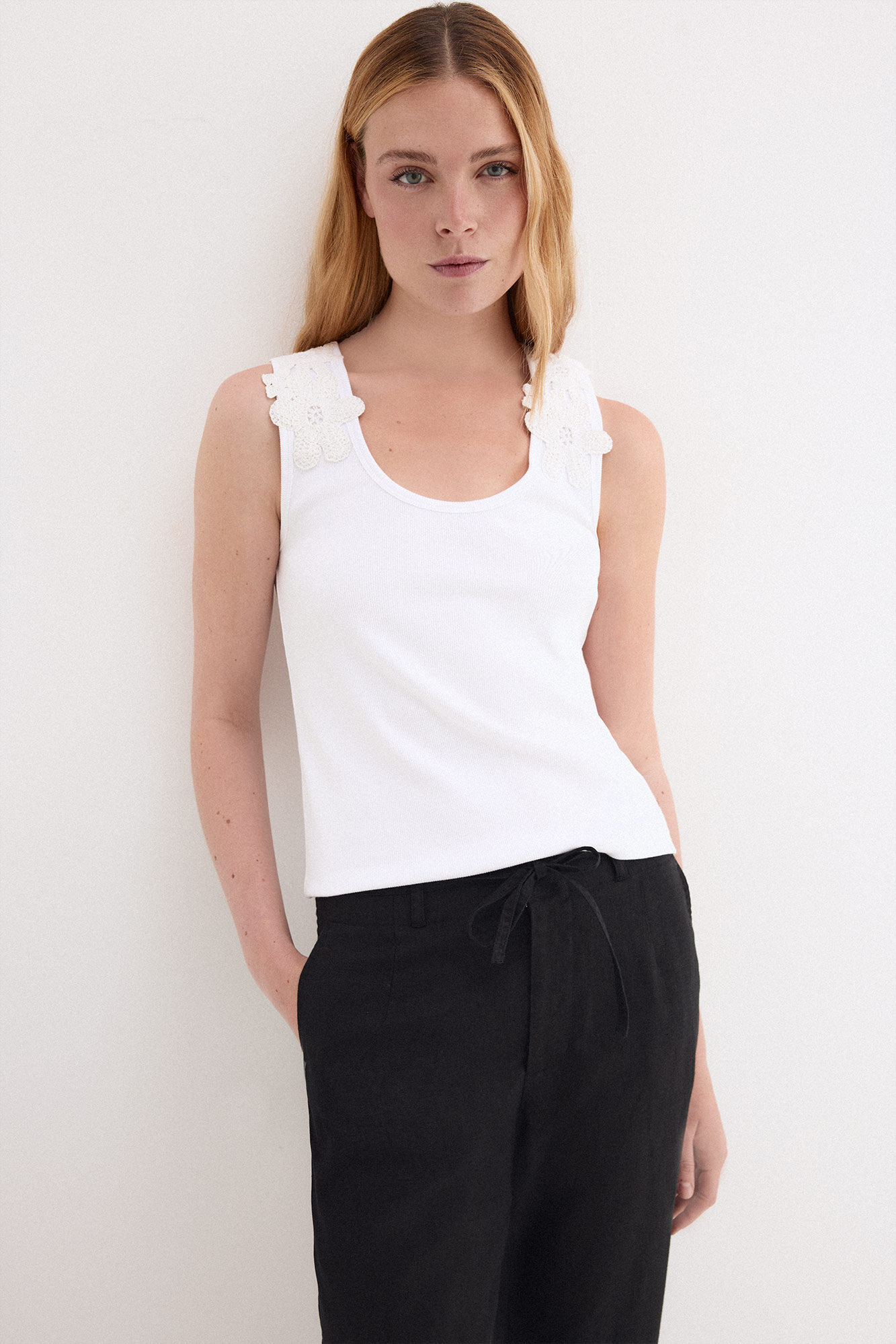 Pedro del Hierro Camiseta rib sin mangast