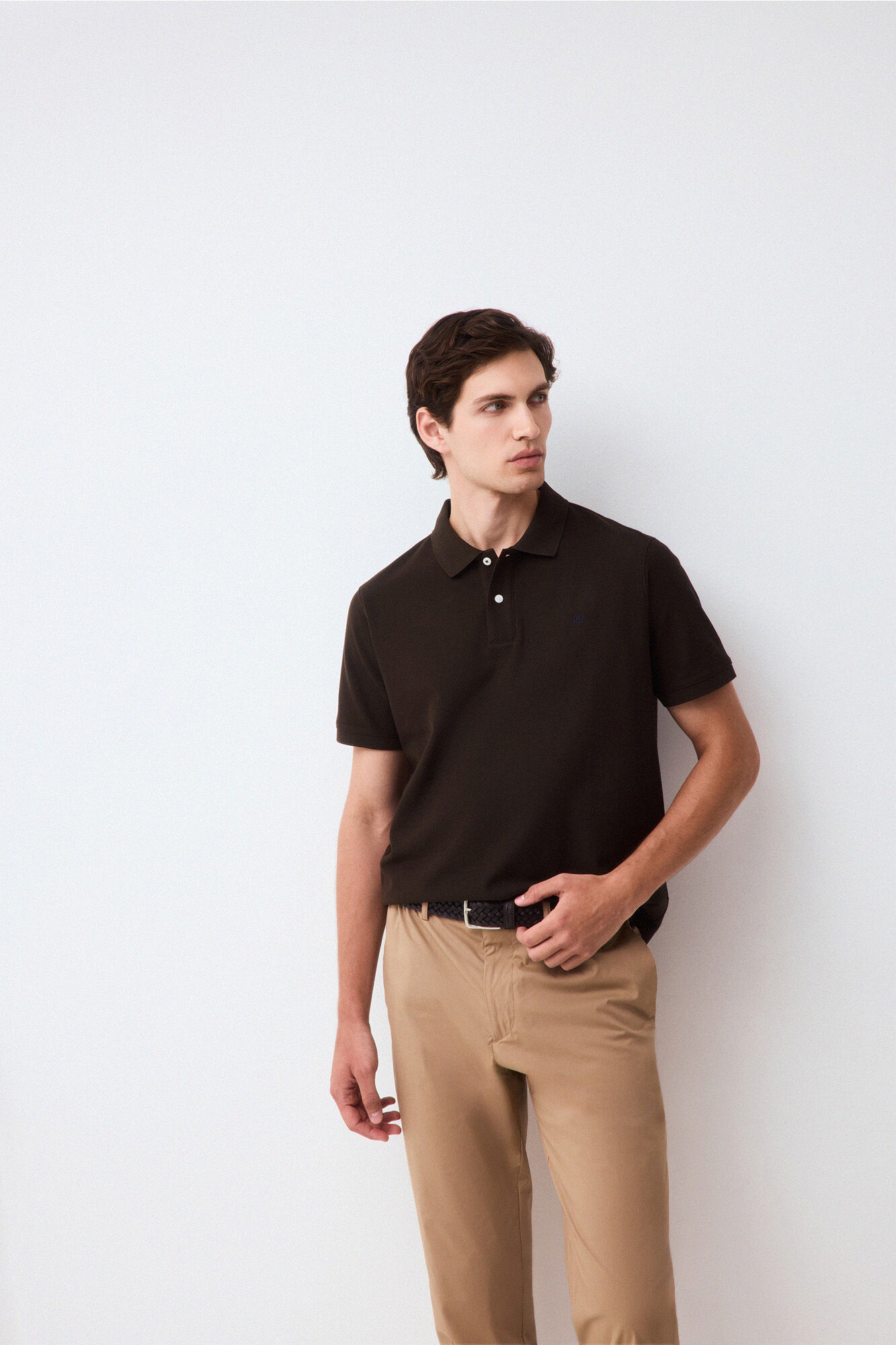 Pedro del Hierro Piqu&eacute; basic polo shirt