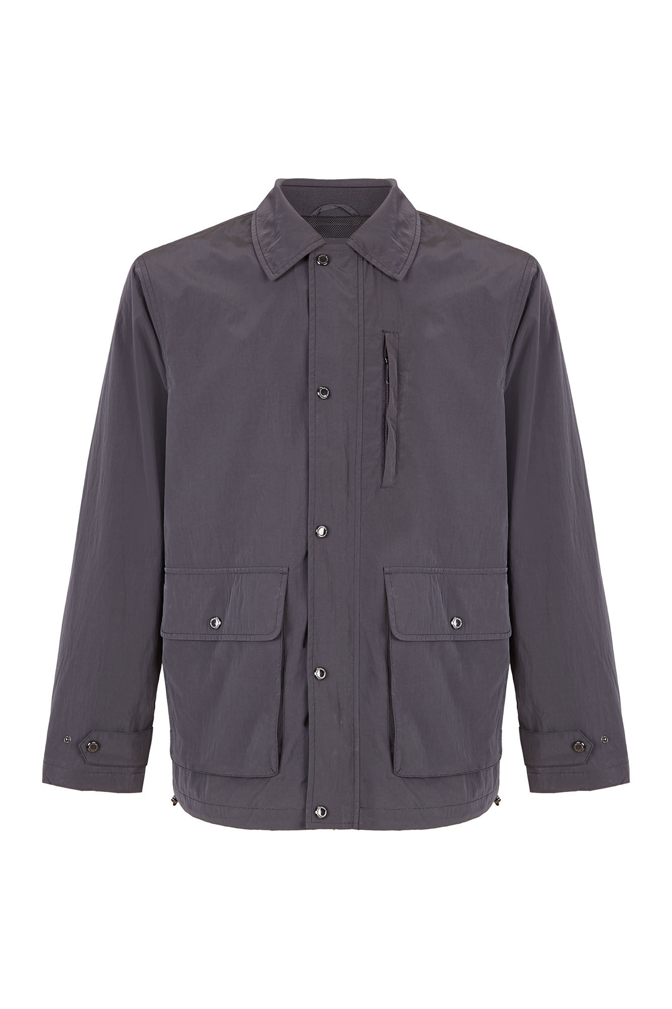 Pedro del Hierro Neck detail jacket Grey