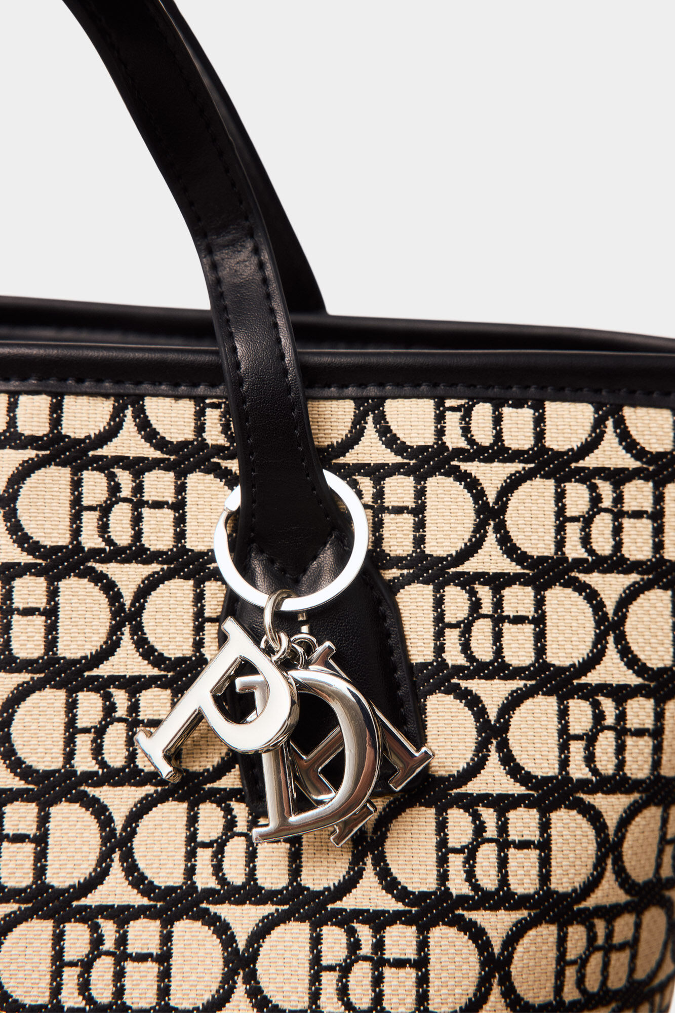 Pedro del Hierro Bolso shopper logo Beige
