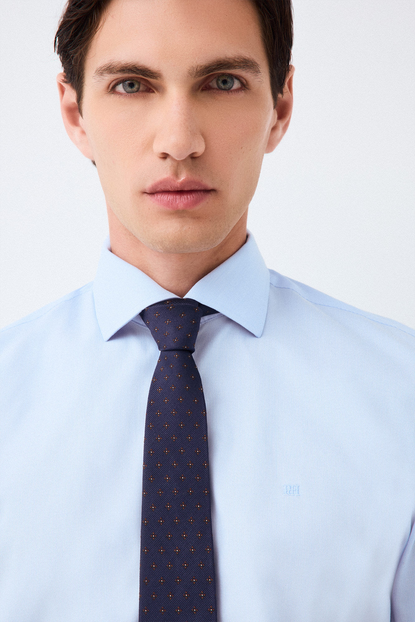 Pedro del Hierro Non-iron + anti-stain structure dress shirt