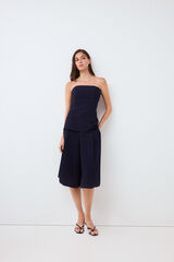 TFP by Tamara Falc&oacute; Navy Bermuda shorts Blue