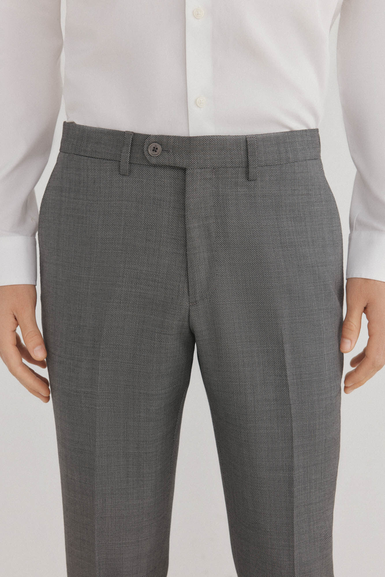 Pedro del Hierro Pantal&oacute;n ojo de perdiz bi-stretch slim fit