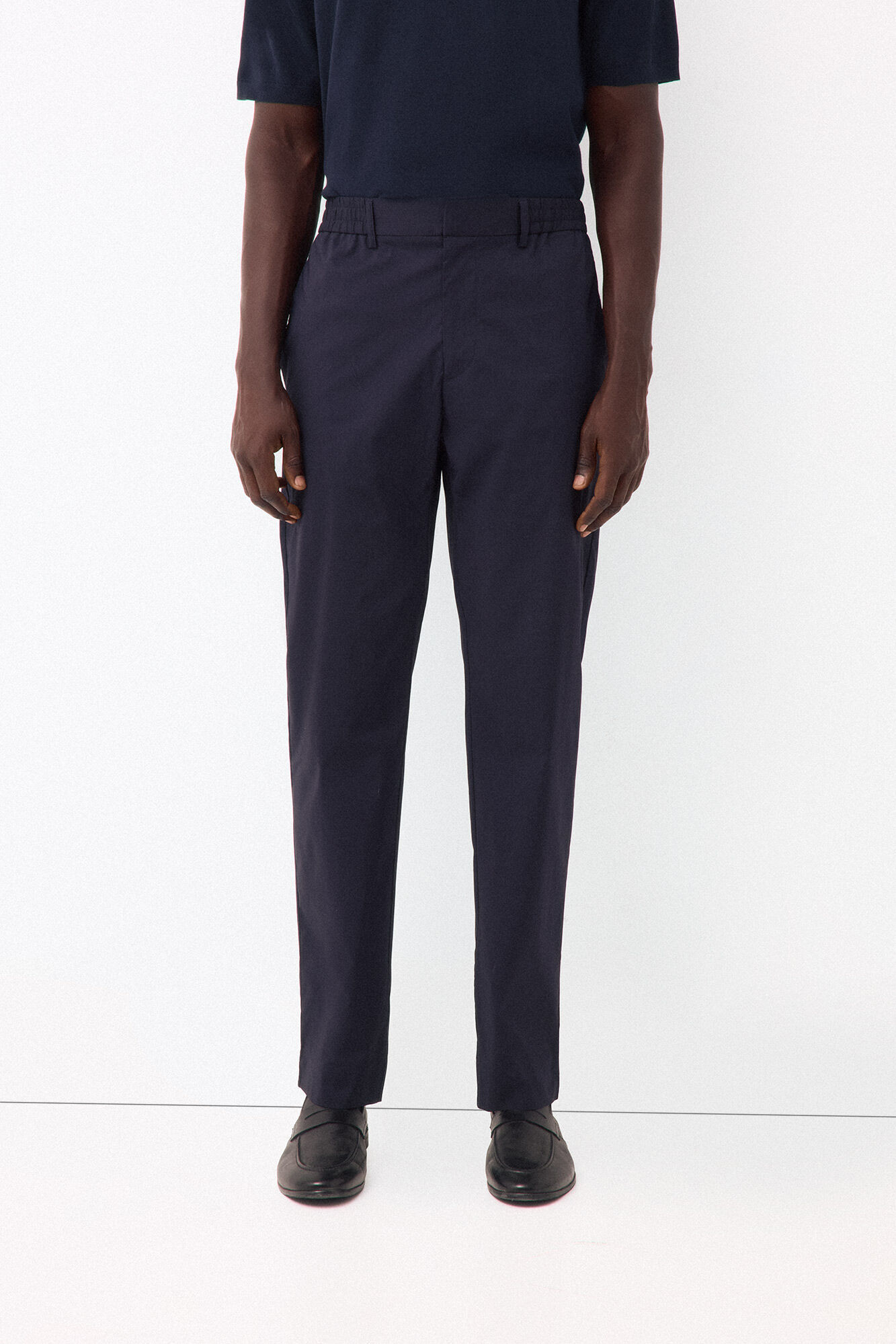 Pedro del Hierro Technical poplin regular chinos