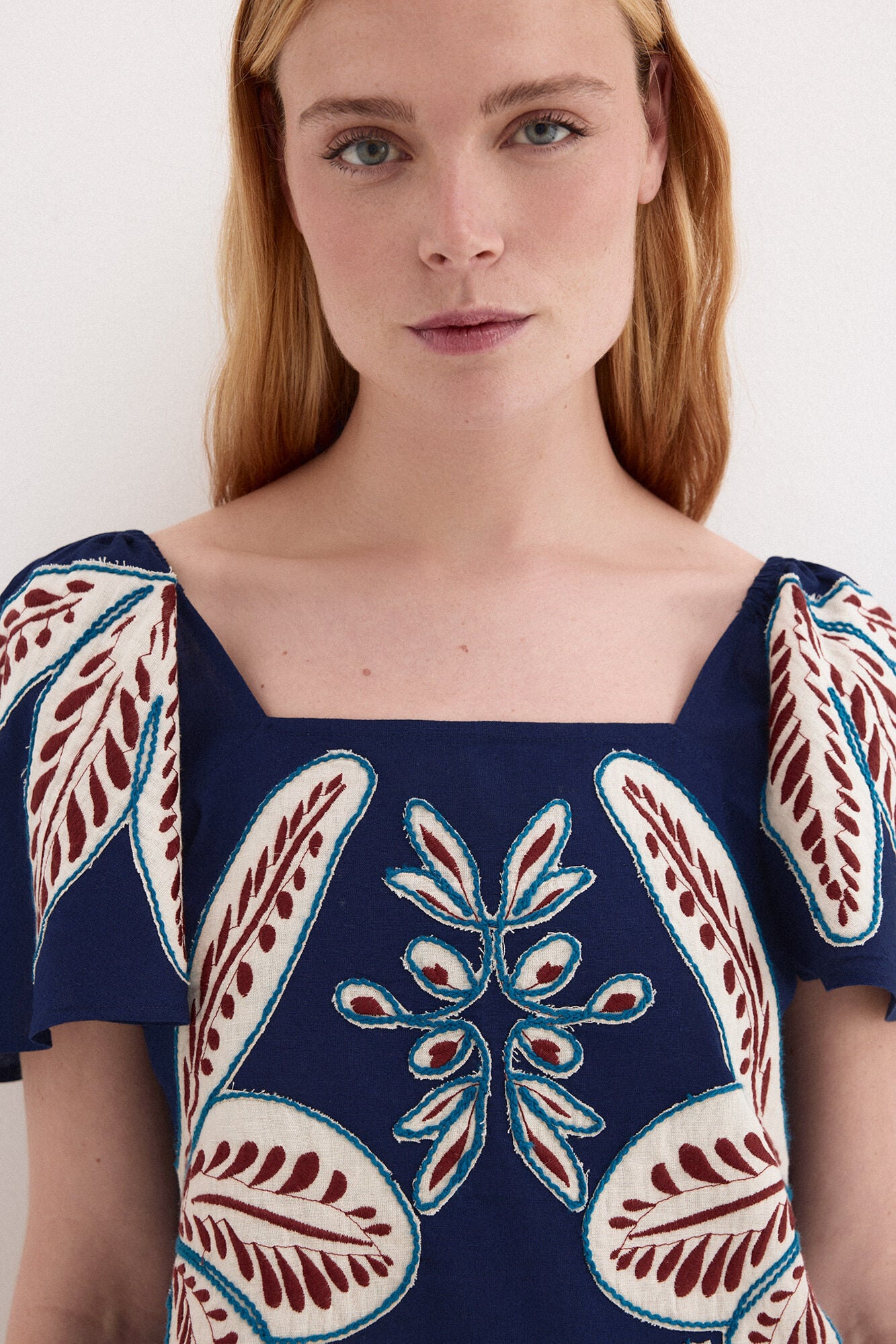 Pedro del Hierro Embroidered top