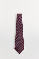 Pedro del Hierro Gravata seda natural Bordeaux