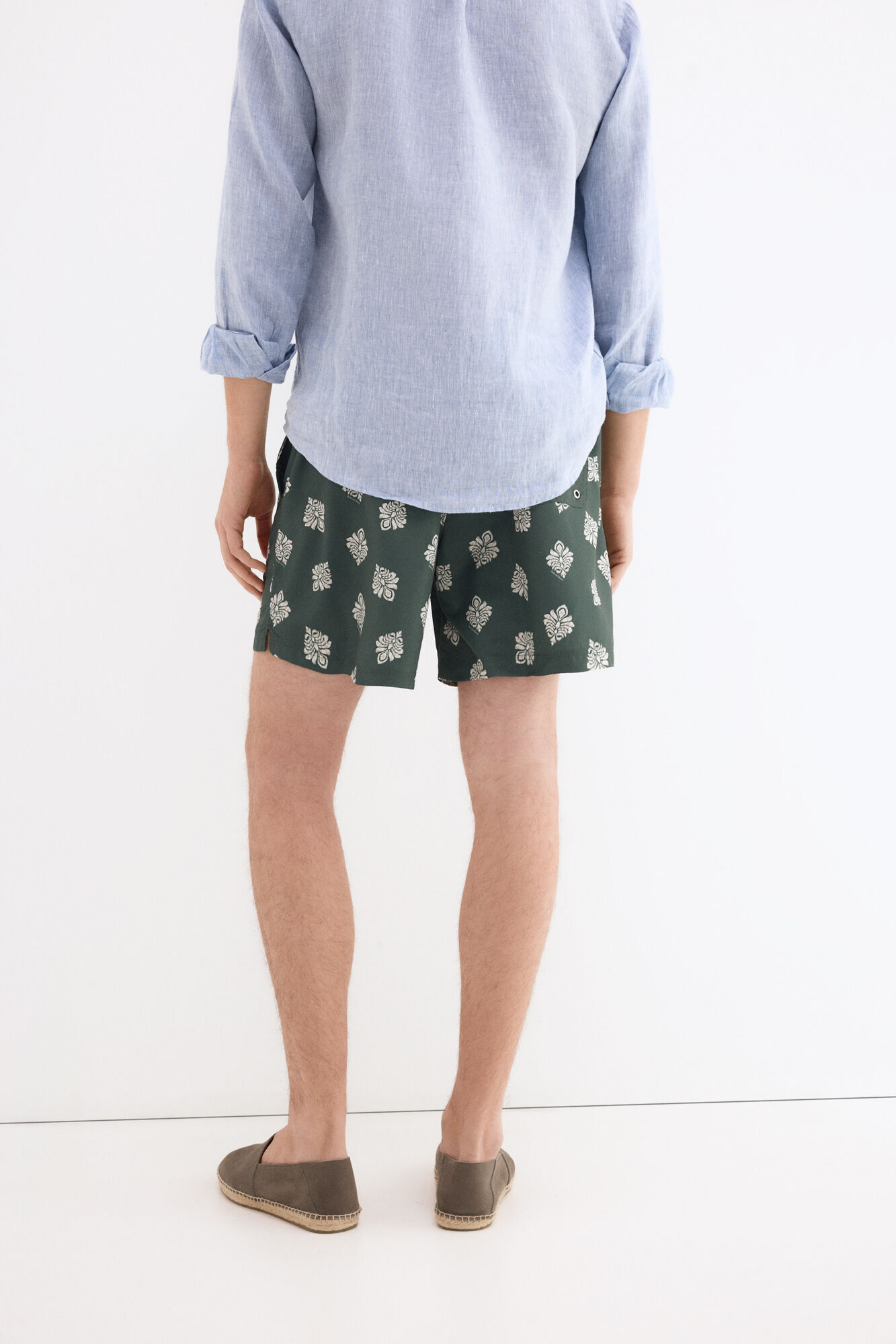 Pedro del Hierro Ethnic print swimwear Green