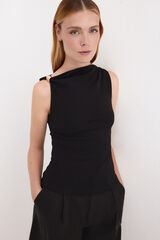 Pedro del Hierro Sleeveless T-shirt Black