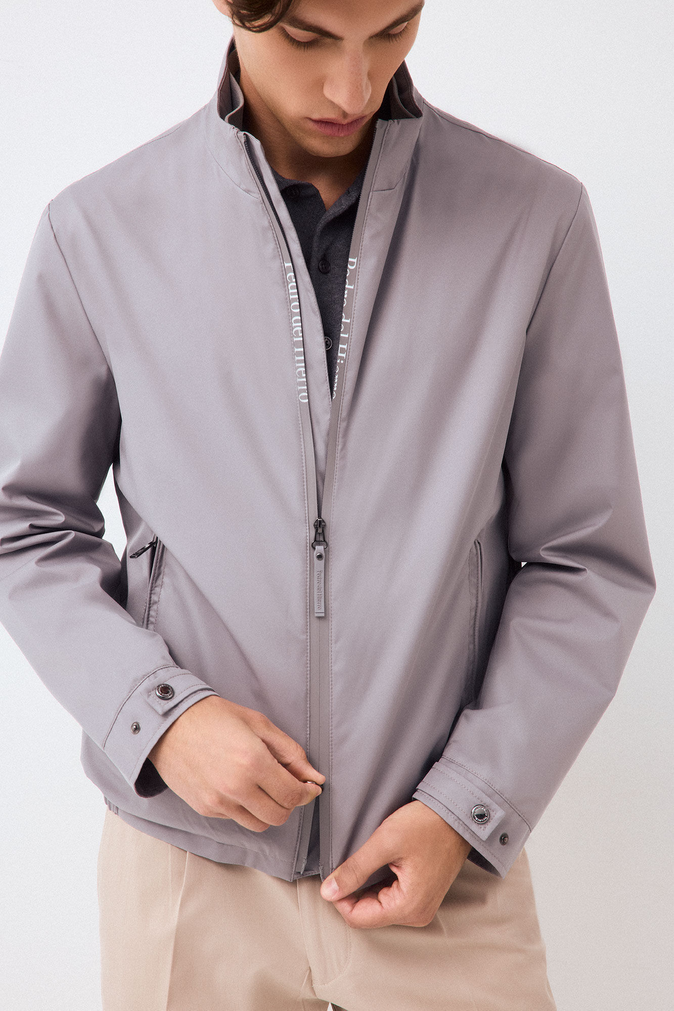 Pedro del Hierro Lightweight technical jacket
