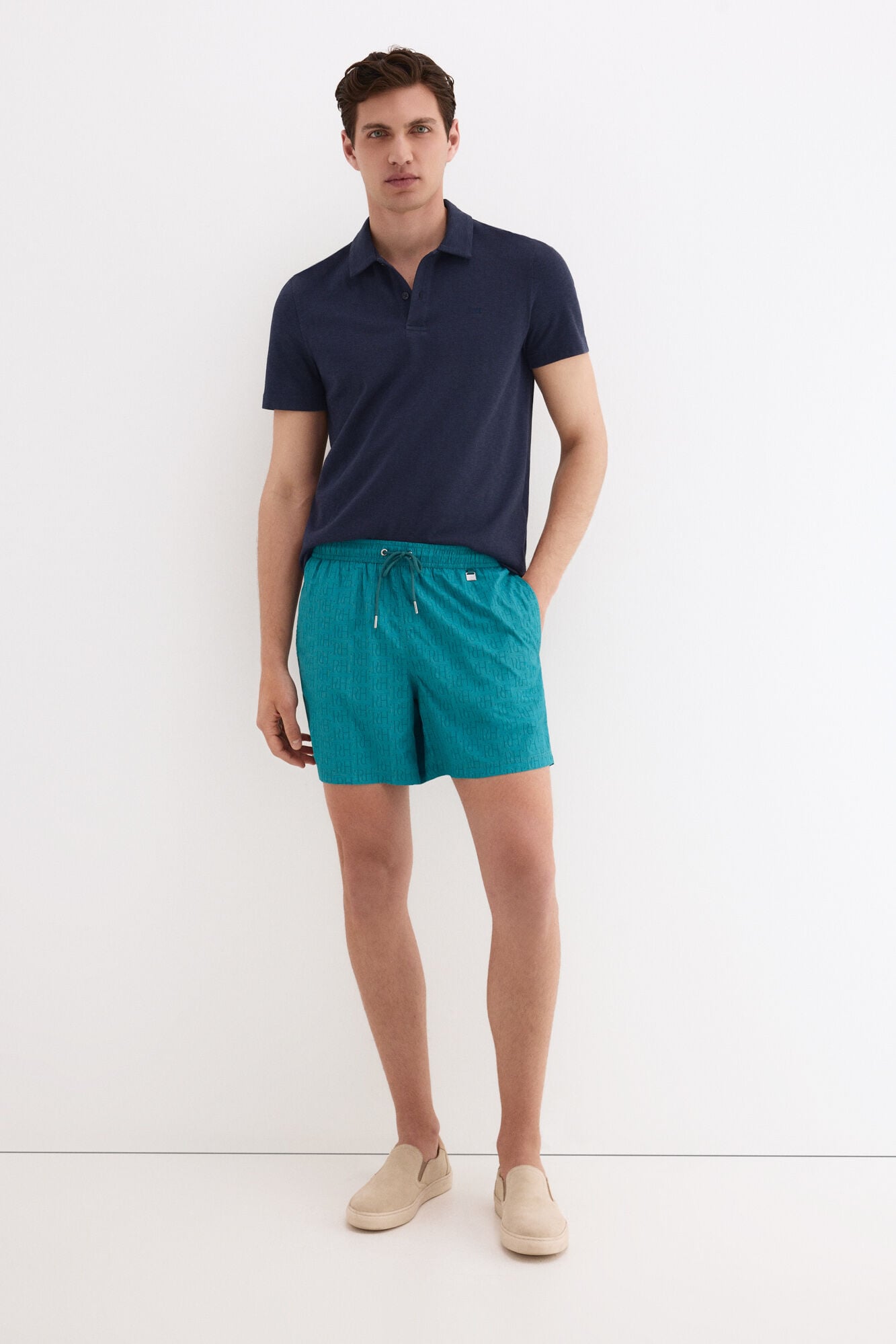 Pedro del Hierro Ba&ntilde;ador estampado logos medianos