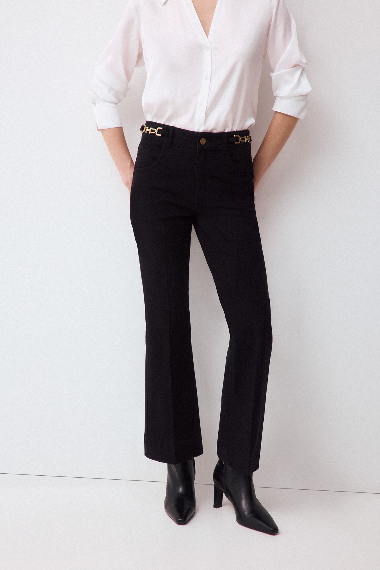 Pedro del Hierro Cropped flare jeans