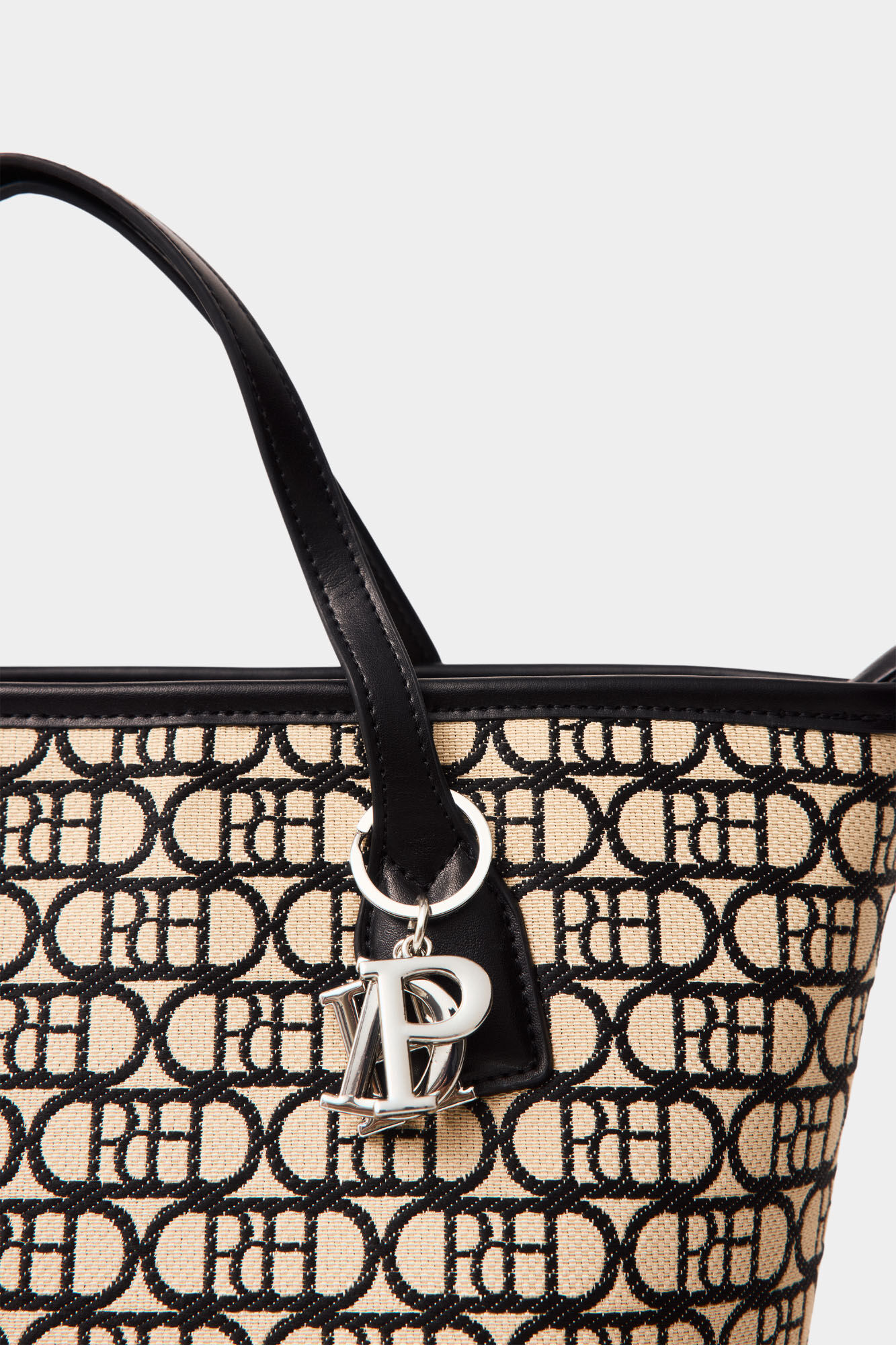 Pedro del Hierro Bolso shopper logo Beige