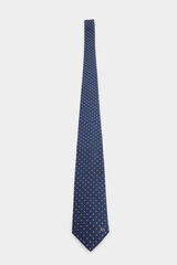 Pedro del Hierro Gravata em seda natural Azul