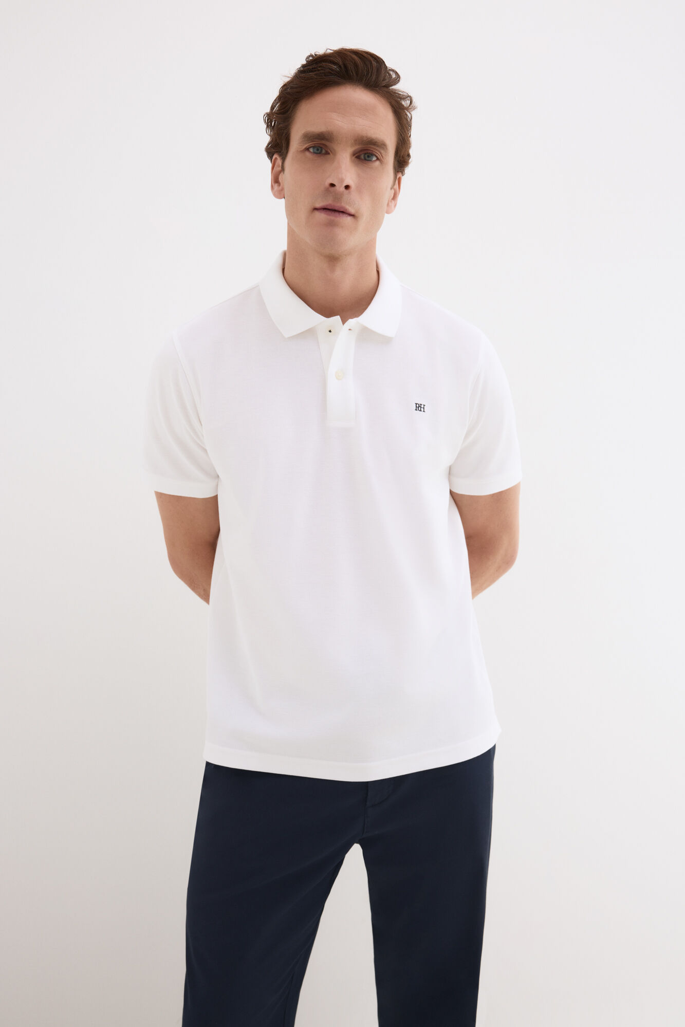 Pedro del Hierro Piqu&eacute; basic polo shirt