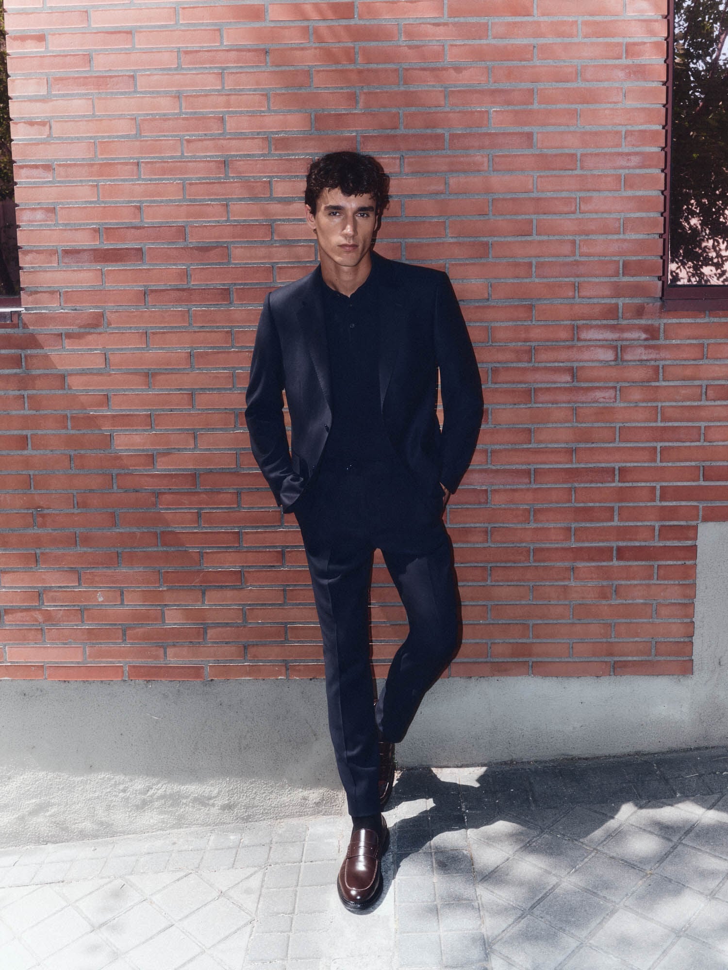 Pedro del Hierro Pantal&oacute;n ojo de perdiz bi-stretch slim fit