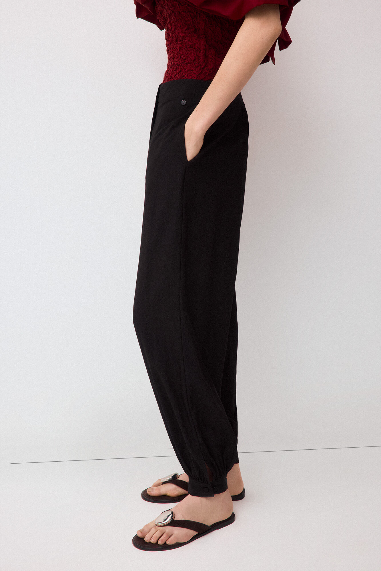 Pedro del Hierro Cal&ccedil;as bombacho Preto