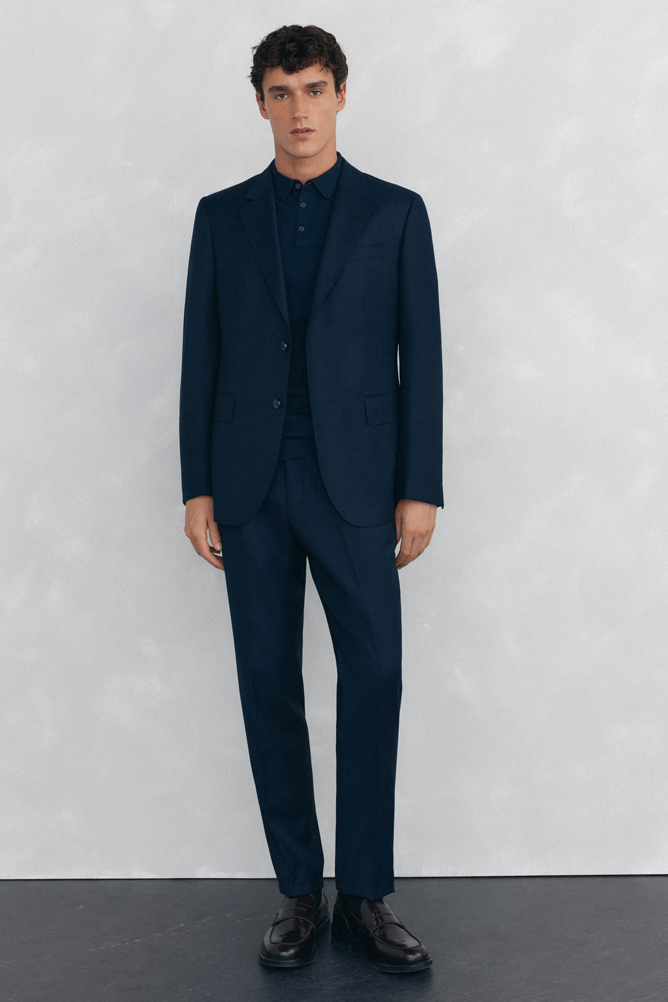 Pedro del Hierro Pantal&oacute;n ojo de perdiz bi-stretch slim fit
