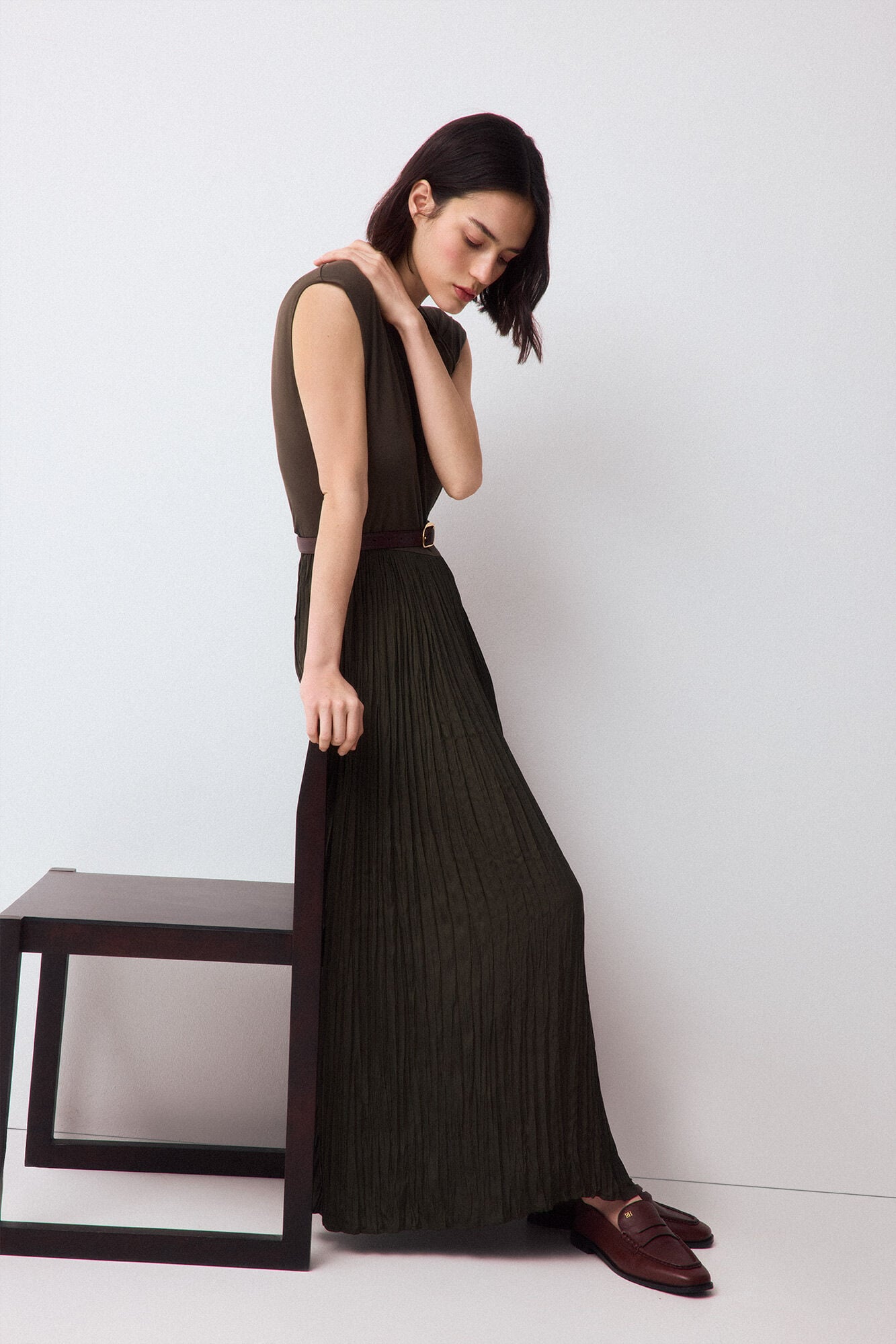 Pedro del Hierro Combined dress with knot detail