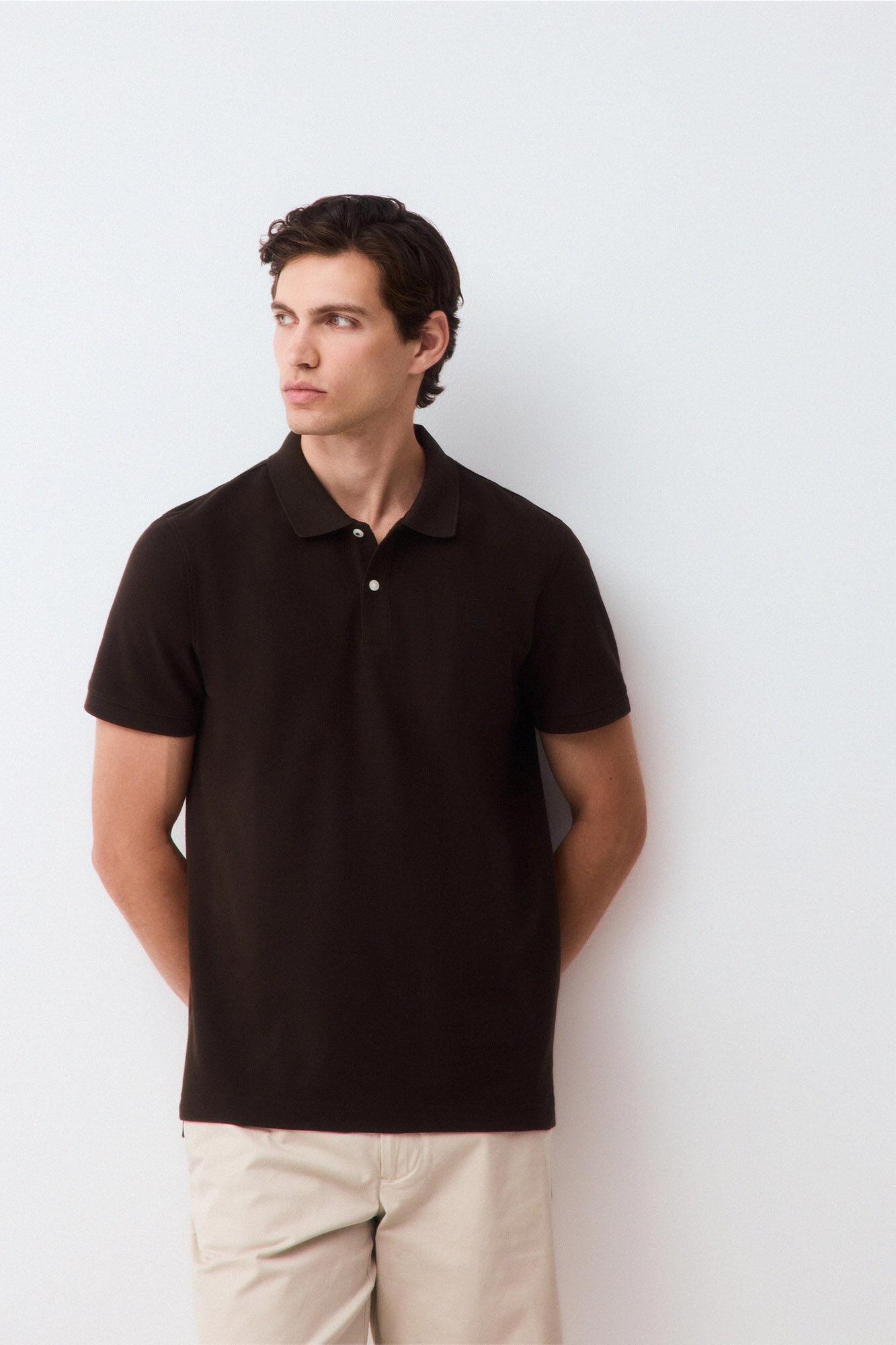 Pedro del Hierro Piqu&eacute; slim fit polo shirt
