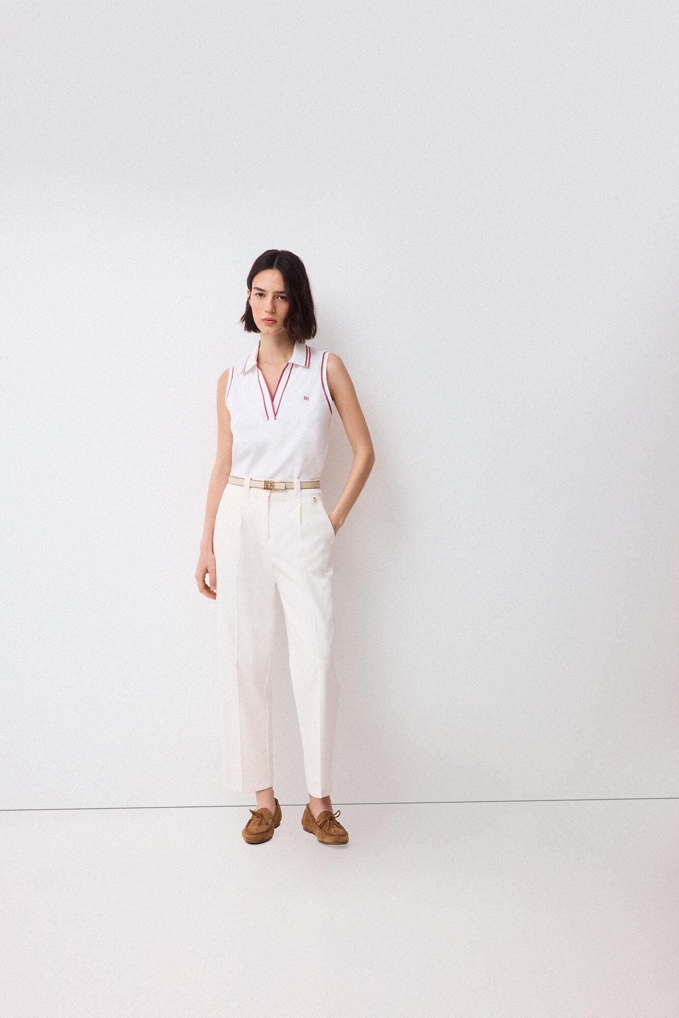 Pedro del Hierro Sleeveless polo shirt