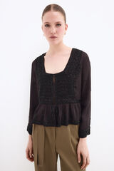 Pedro del Hierro Black gemstones jacket Black