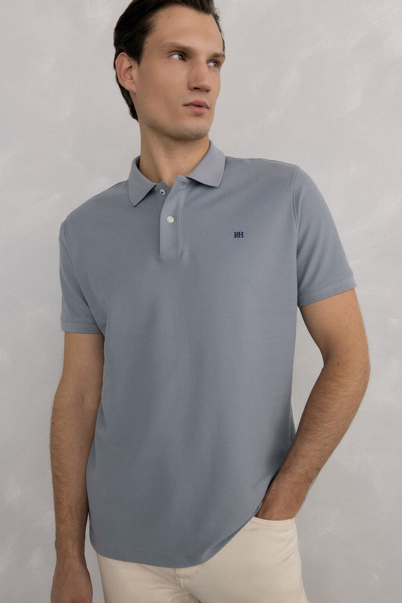 Pedro del Hierro Basic piqu&eacute; polo shirt