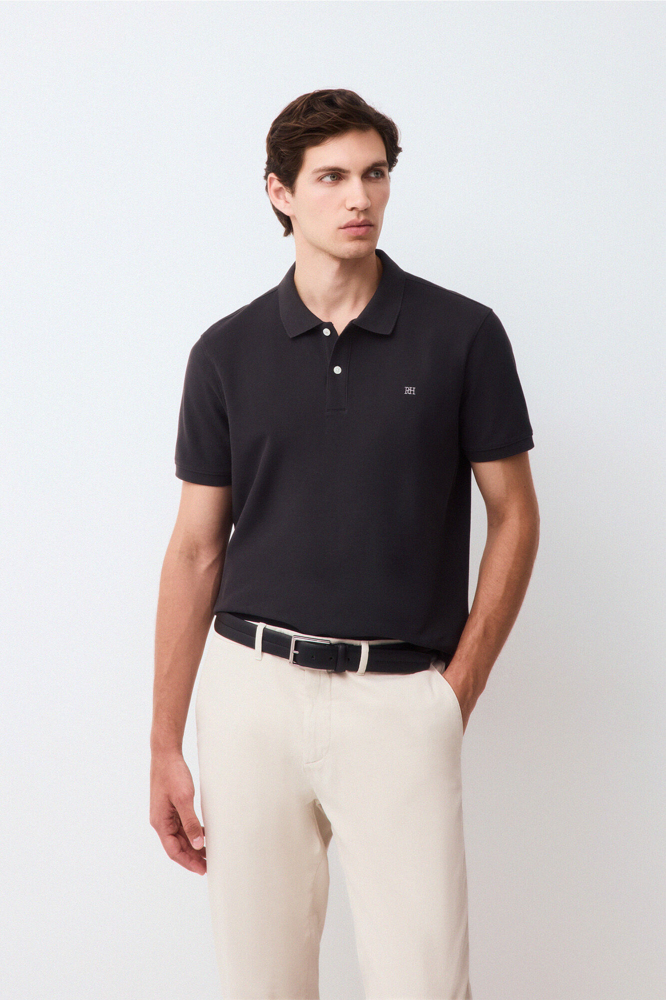 Pedro del Hierro Piqu&eacute; slim fit polo shirt