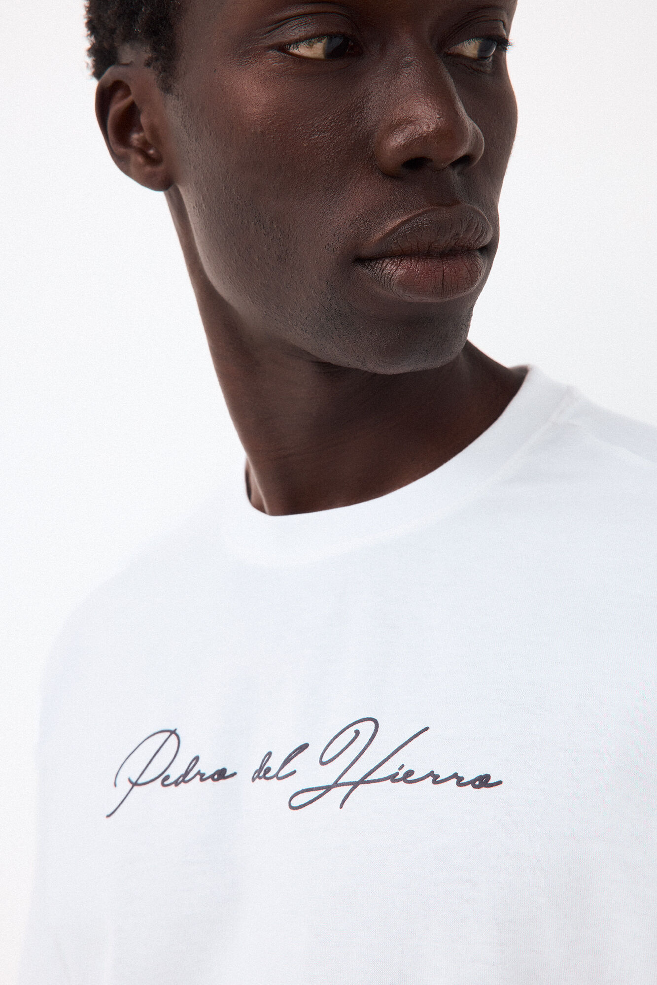 Pedro del Hierro T-shirt with logo and text