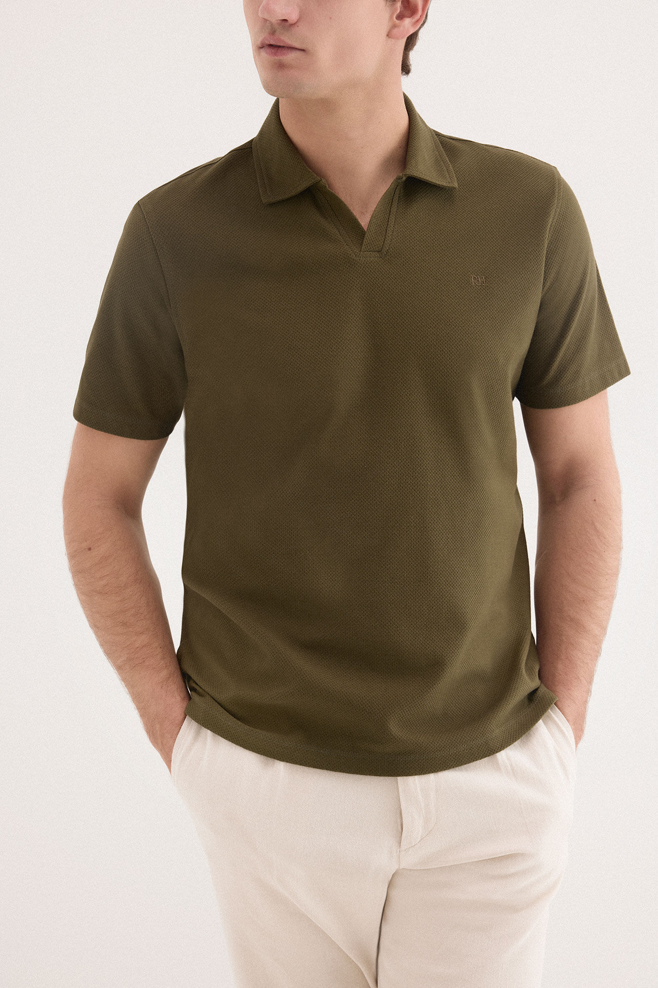 Pedro del Hierro Structure polo shirt
