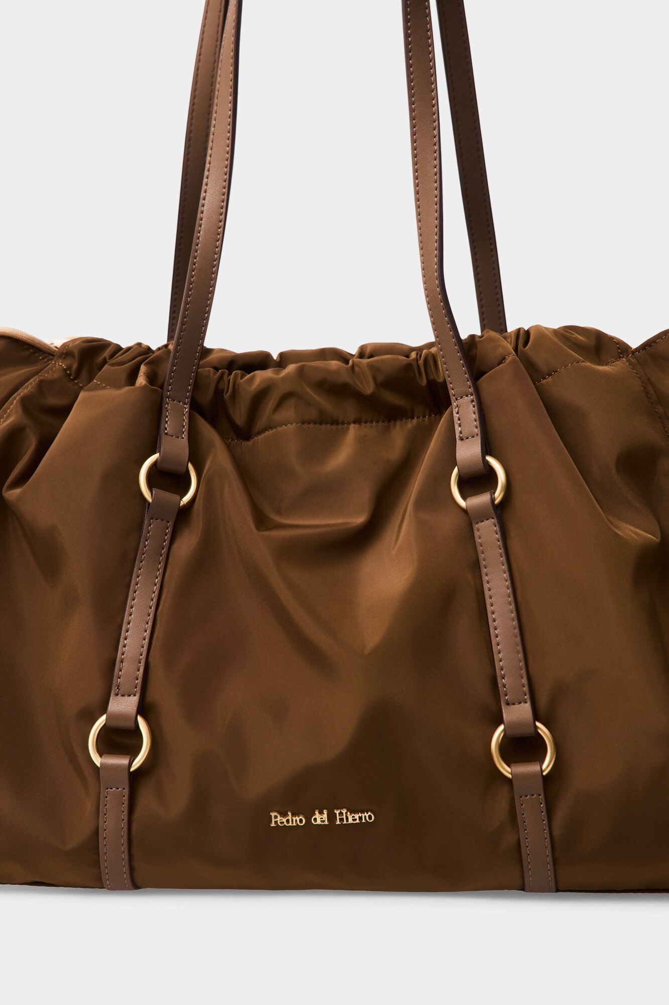 Pedro del Hierro Nylon double handle shopper bag