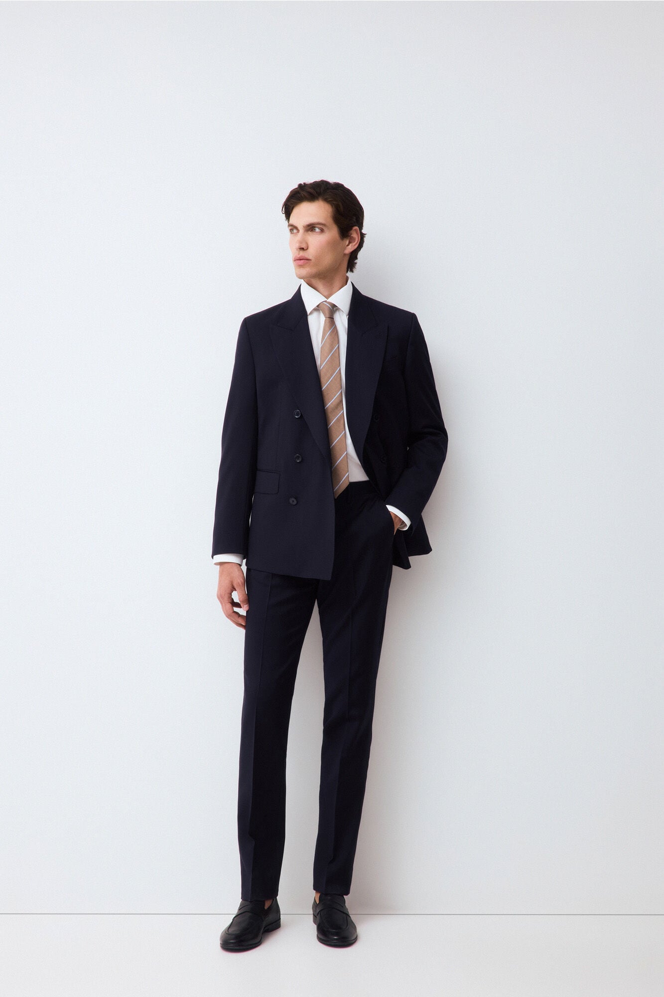 Pedro del Hierro Non-iron + anti-stain structure dress shirt