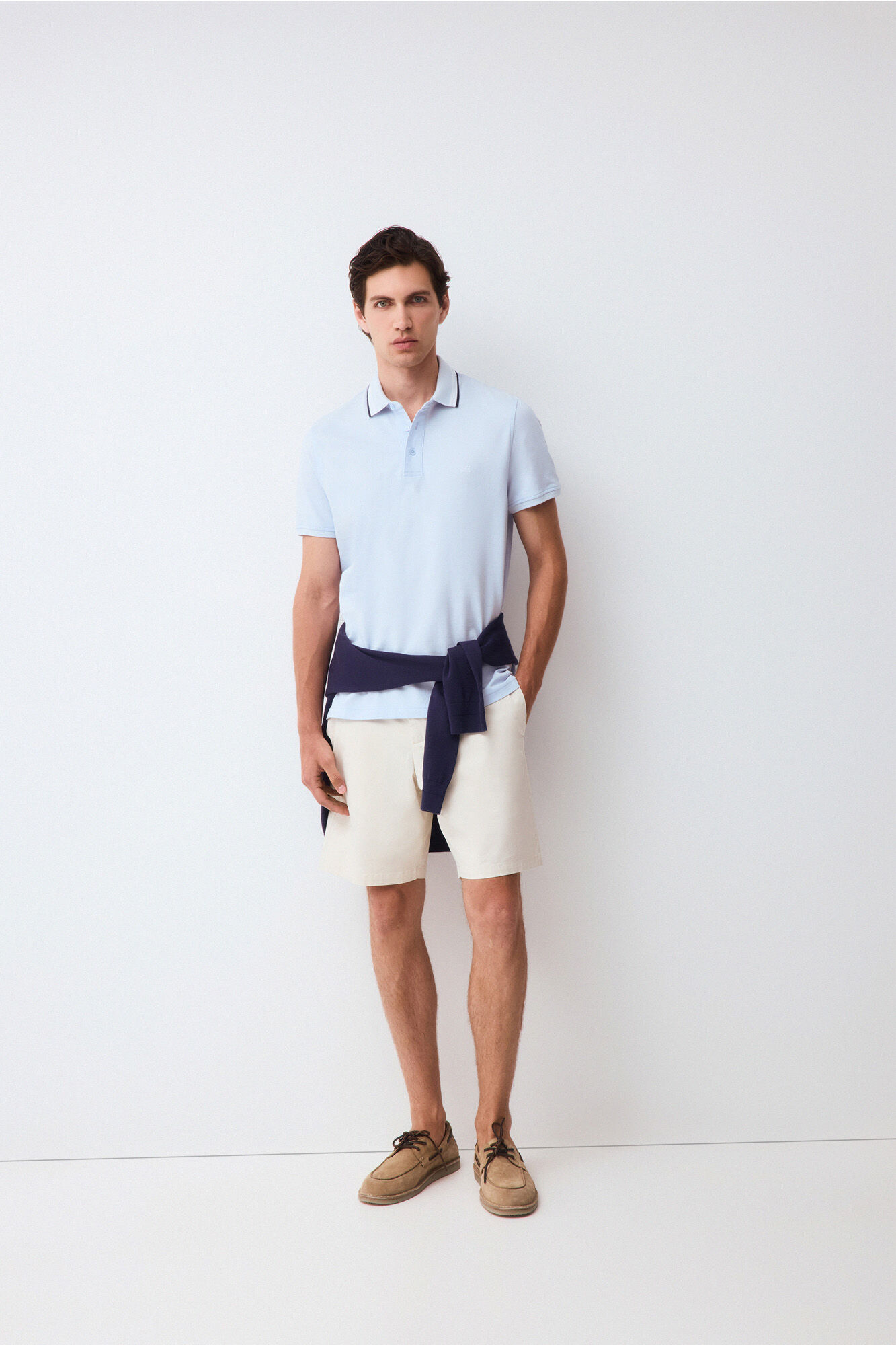 Pedro del Hierro Fancy collared polo shirt