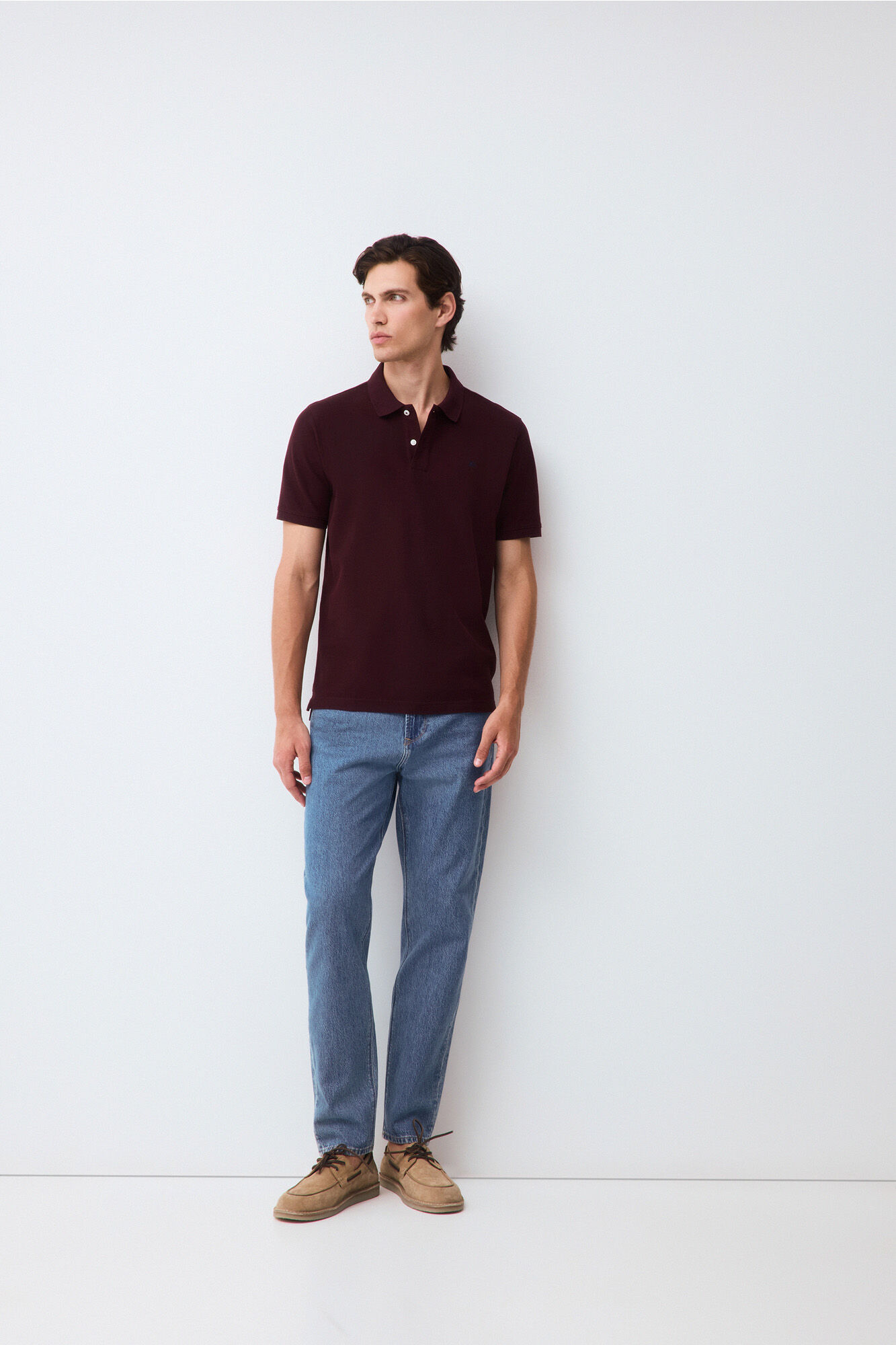 Pedro del Hierro Piqu&eacute; basic polo shirt