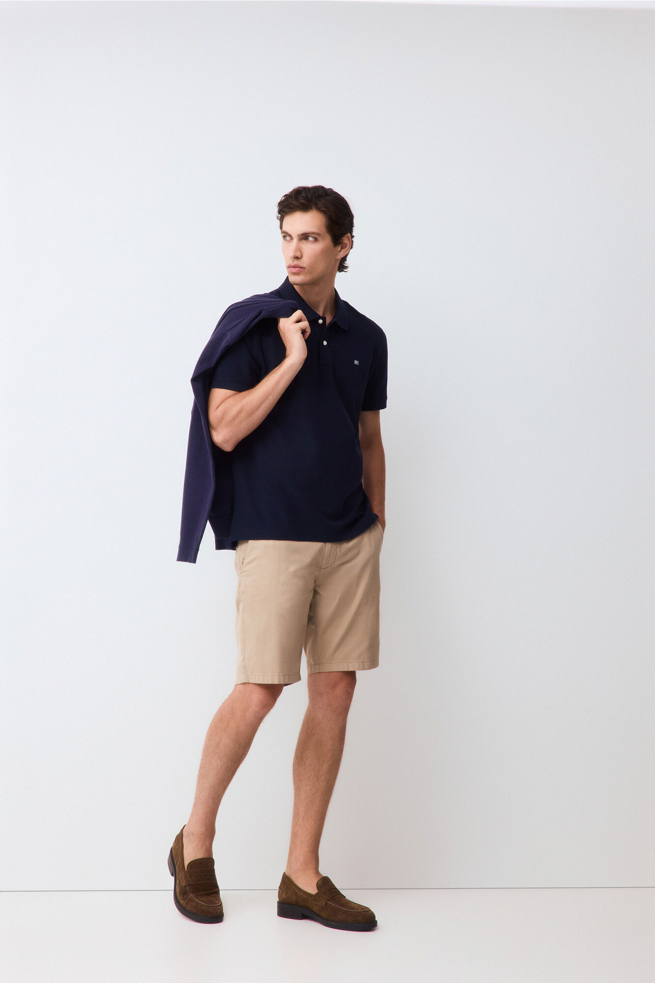 Pedro del Hierro Piqu&eacute; slim fit polo shirt