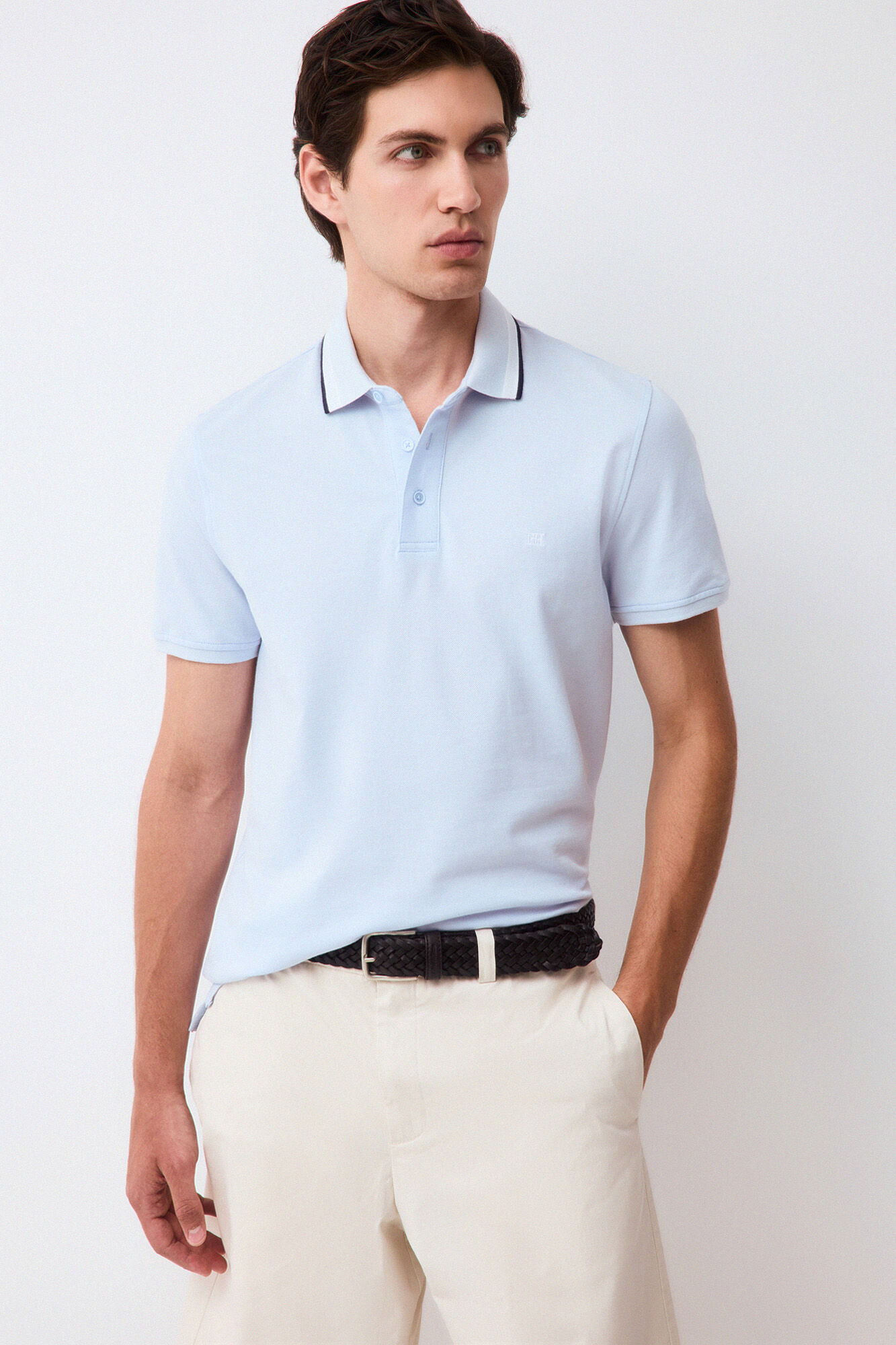 Pedro del Hierro Fancy collared polo shirt