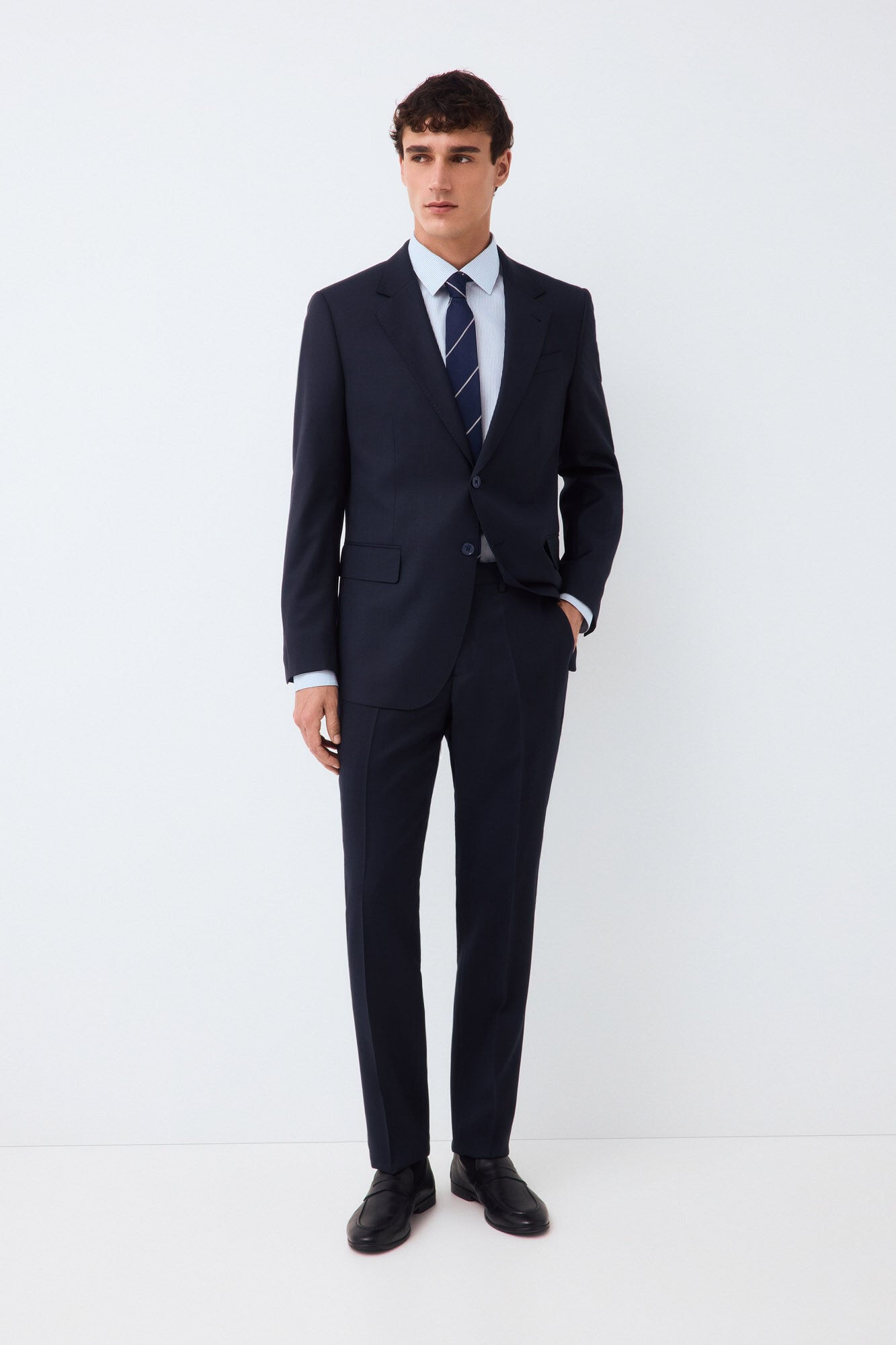 Pedro del Hierro Houndstooth slim fit tailored trousers