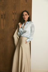 TFP by Tamara Falc&oacute; Silk blouse Blue