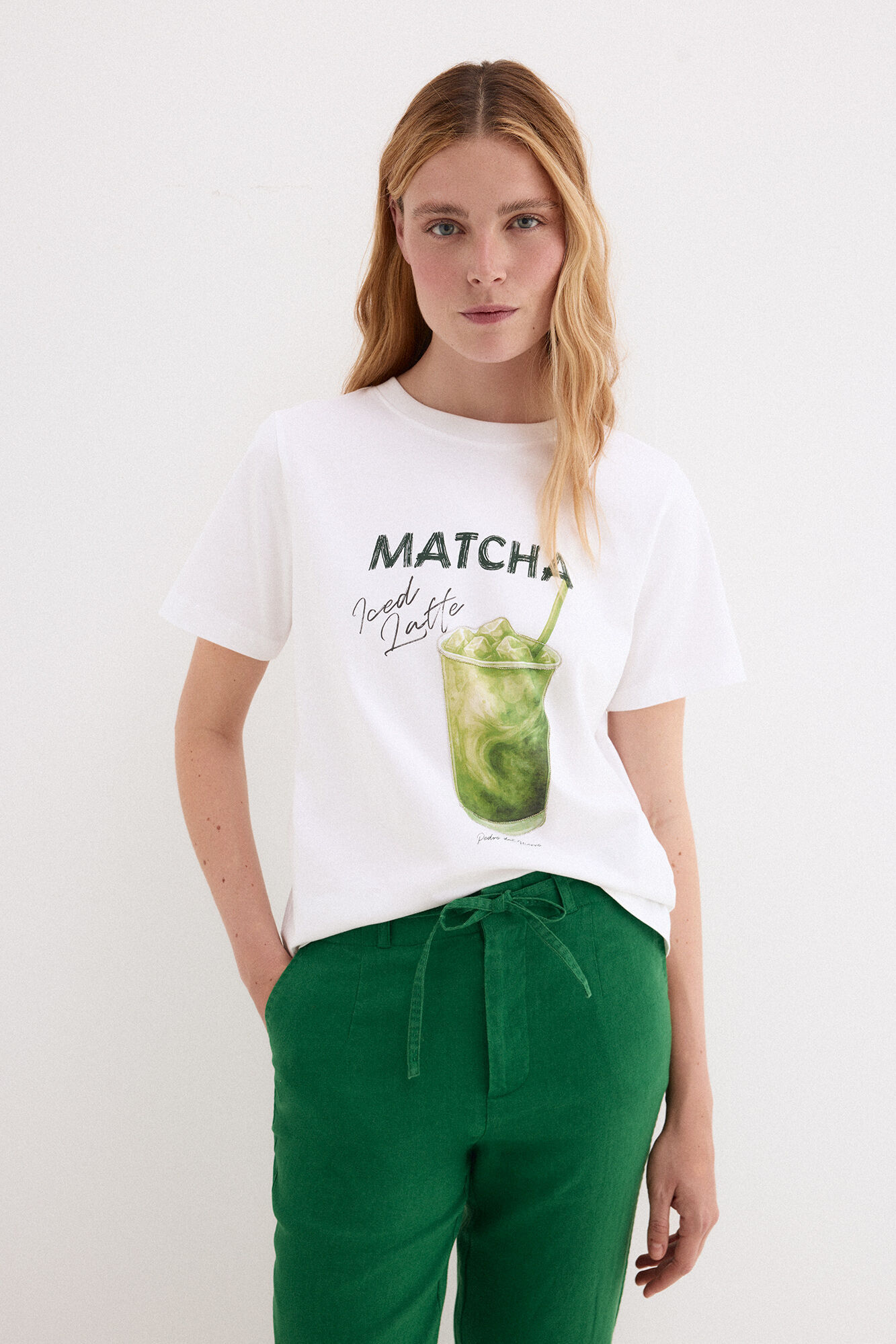 Pedro del Hierro Camiseta estampada frontal