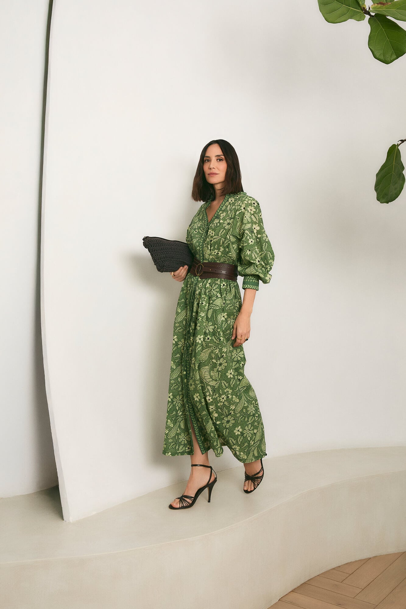 TFP by Tamara Falc&oacute; Printed shirt dress