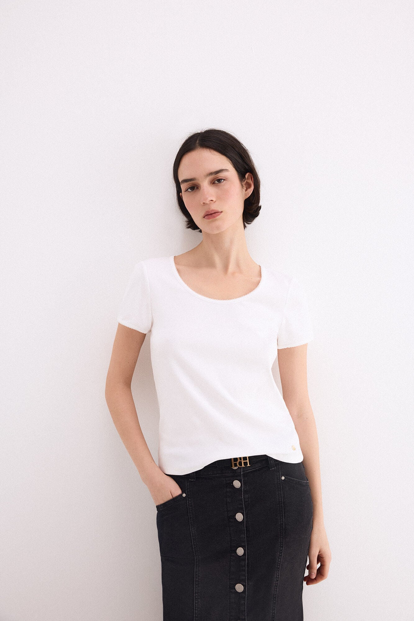 Pedro del Hierro Lace T-shirt