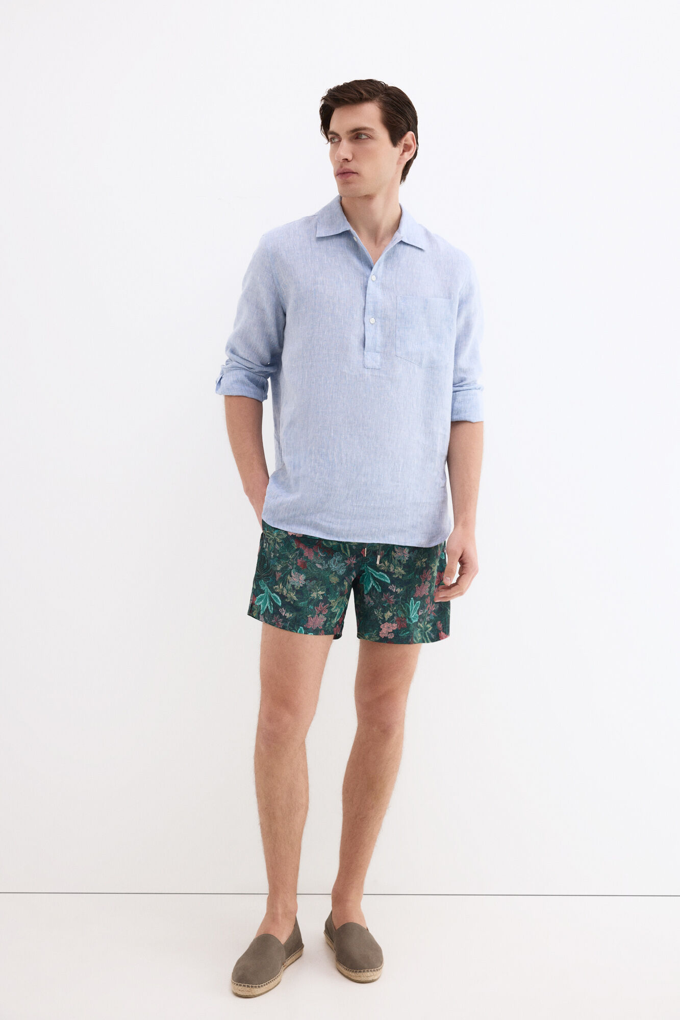Pedro del Hierro Floral print swimwear Green