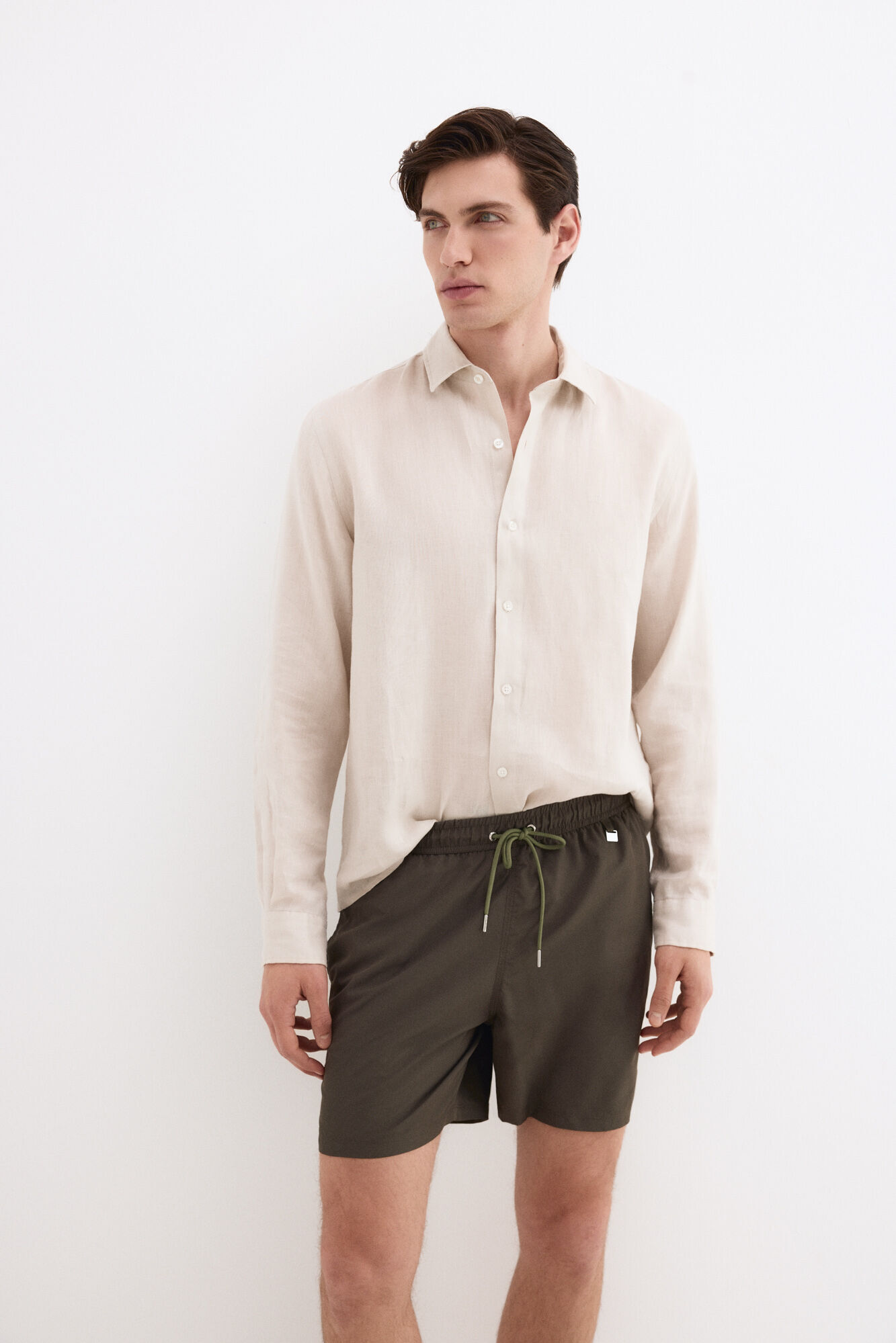 Pedro del Hierro Ba&ntilde;ador liso b&aacute;sico Verde