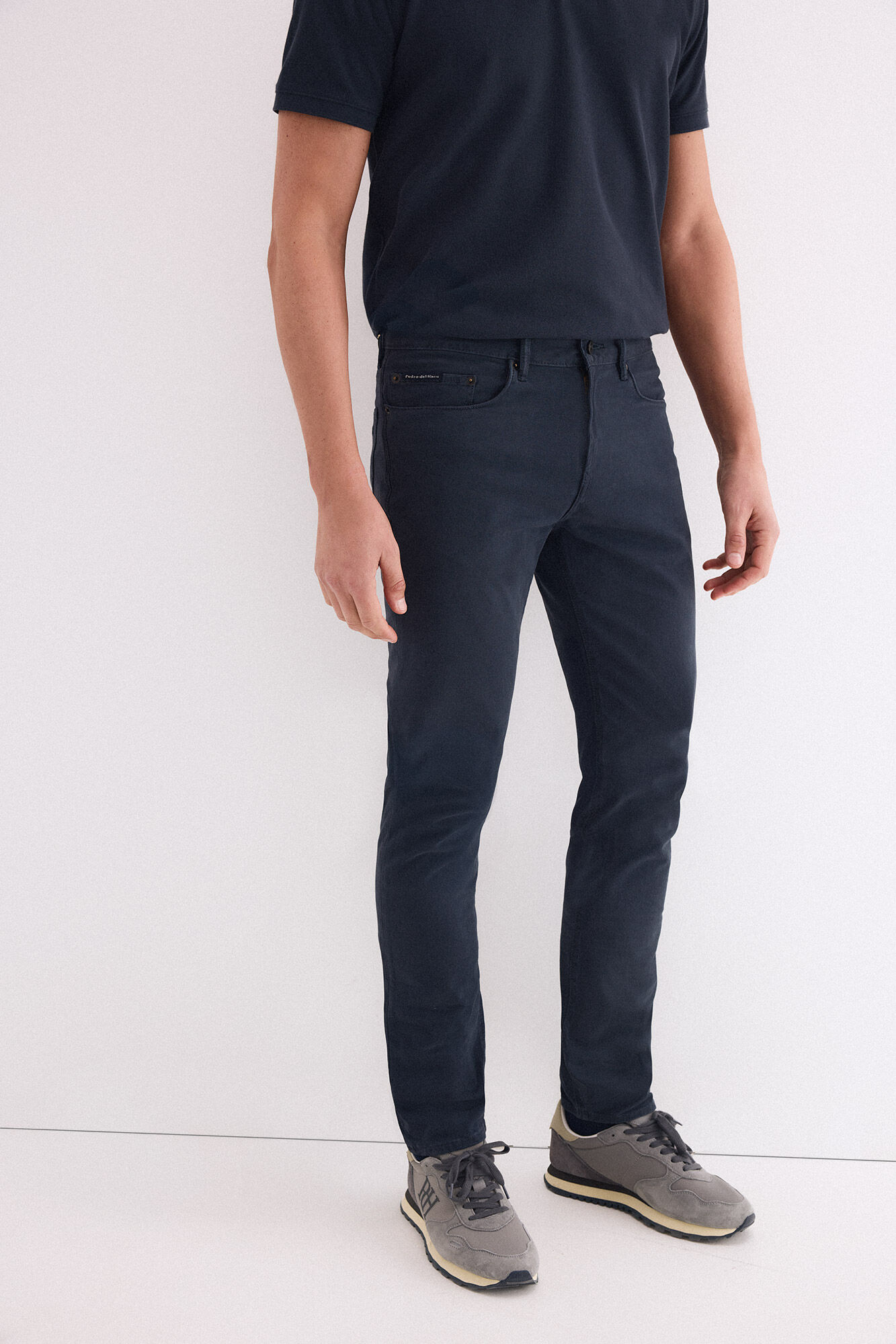 Pedro del Hierro Cal&ccedil;a 5 bolsos slim Azul