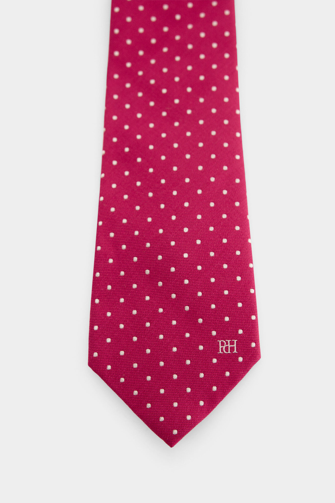 Pedro del Hierro Gravata em seda natural Rosa