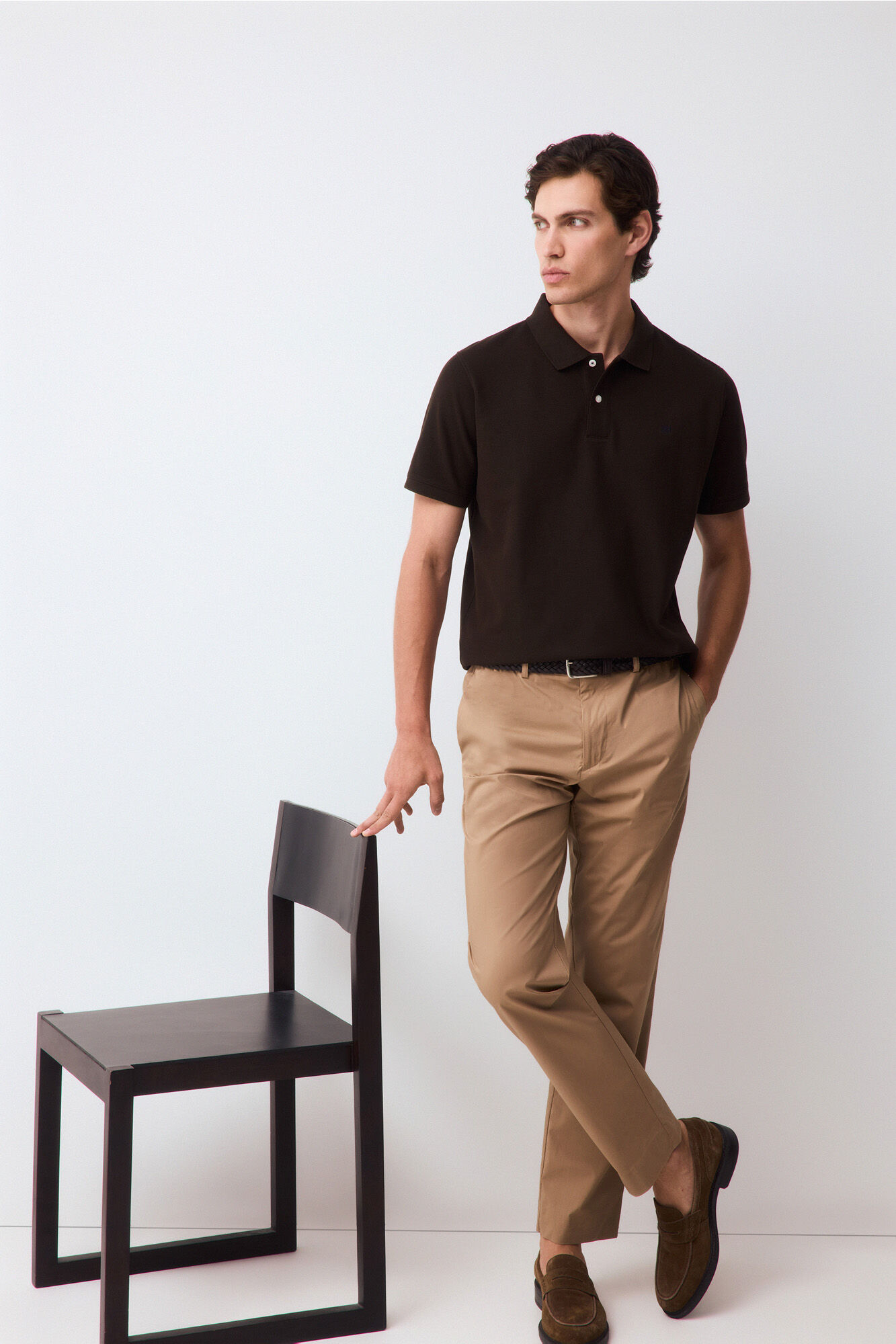 Pedro del Hierro Piqu&eacute; basic polo shirt