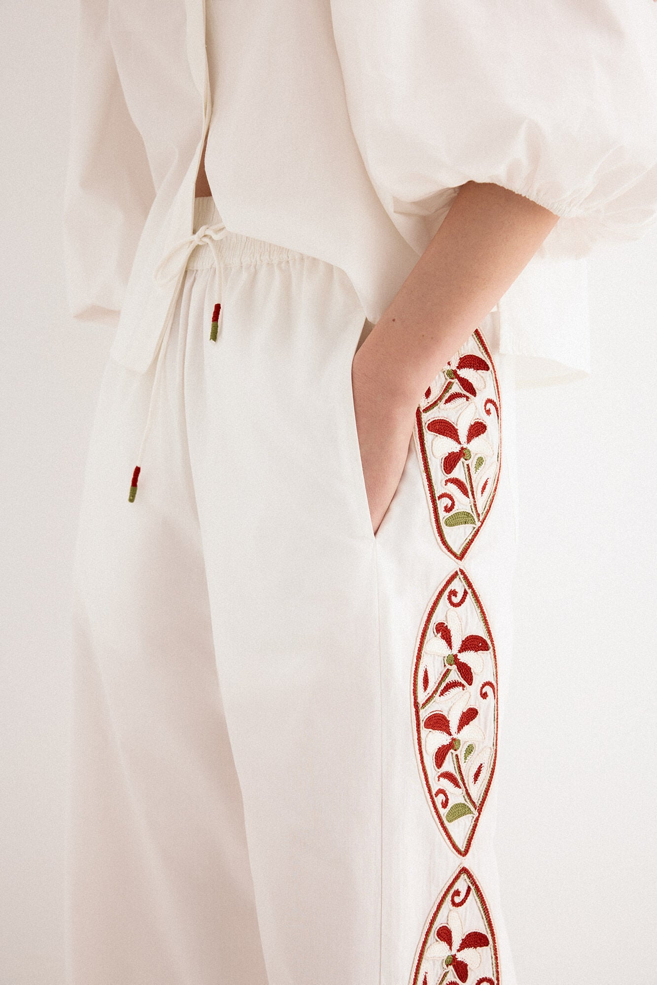 TFP by Tamara Falc&oacute; Embroidered trousers