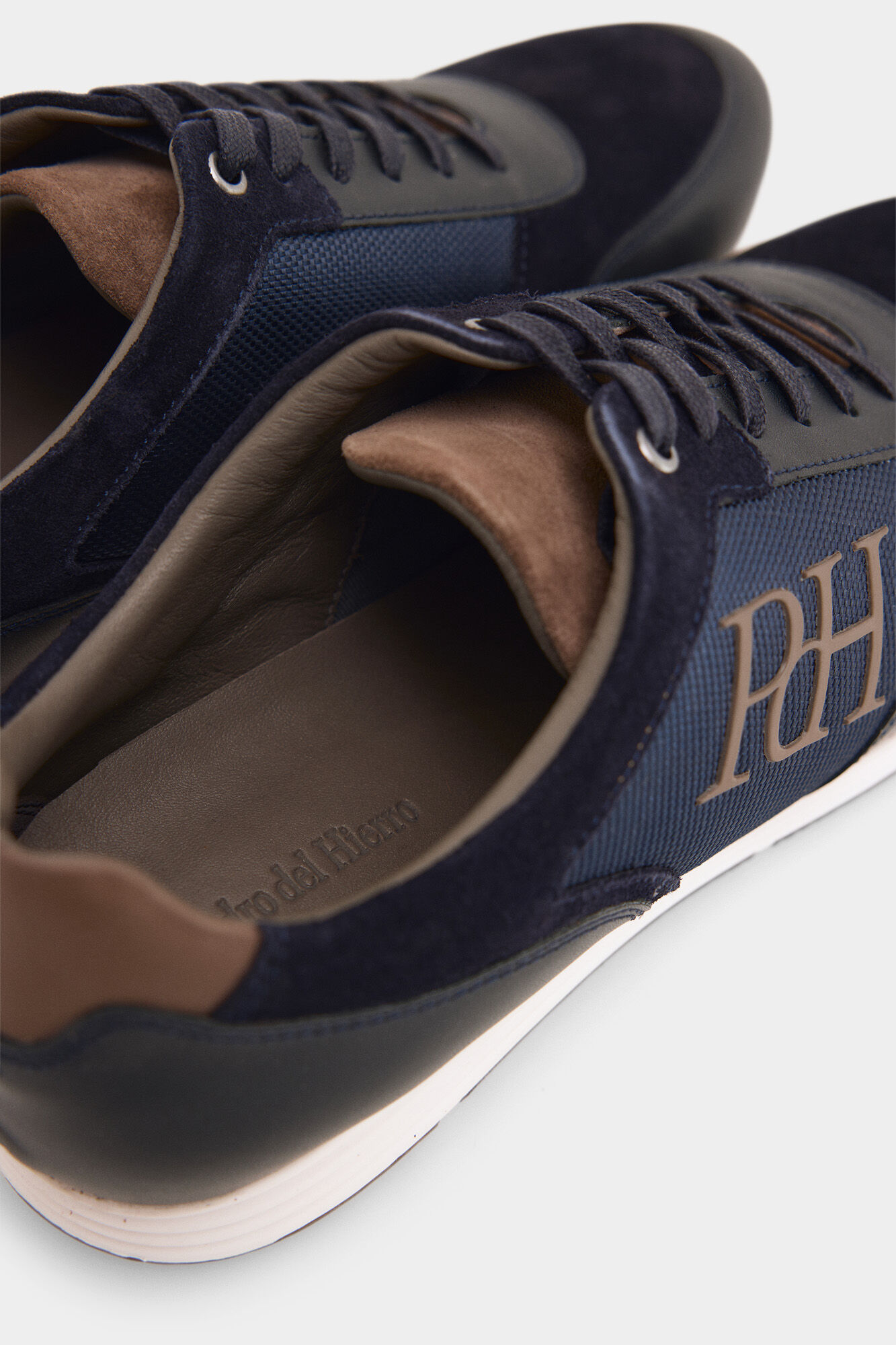 Pedro del Hierro Sneaker &iacute;cone sola de borracha Azul