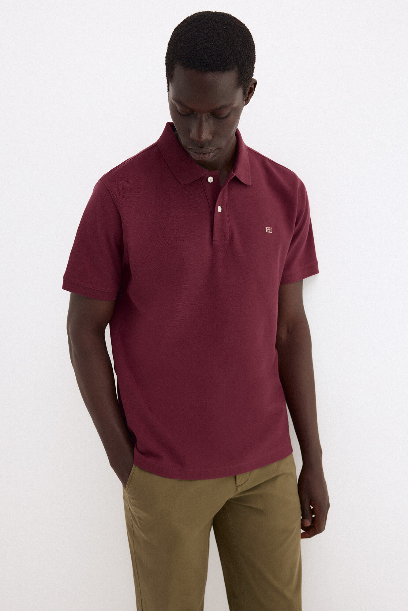 Pedro del Hierro Basic piqu&eacute; polo shirt